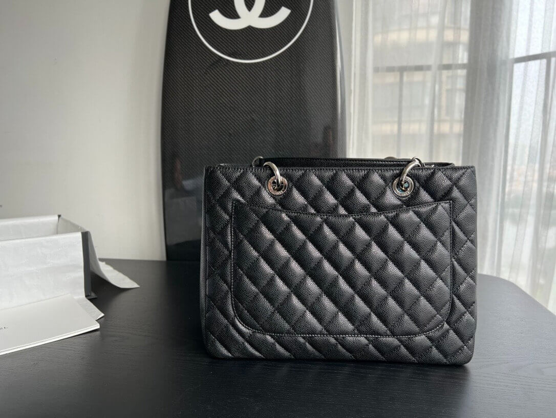 Chanel Grand Shopping Tote GST caviar leather Shoulder Handbag - Image 3