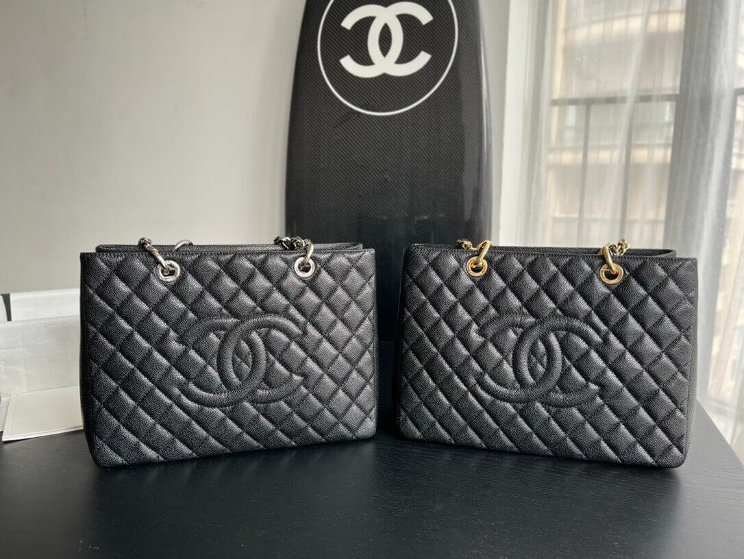 Chanel Grand Shopping Tote GST caviar leather Shoulder Handbag