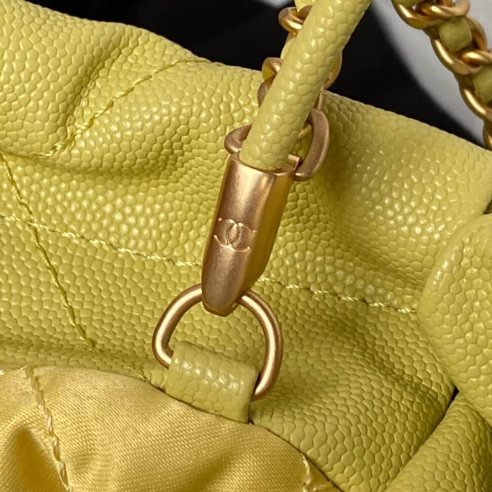 Chanel Mini 22 Shiny Grained Calfskin Caviar Leather Shoulder Handbag - Image 53