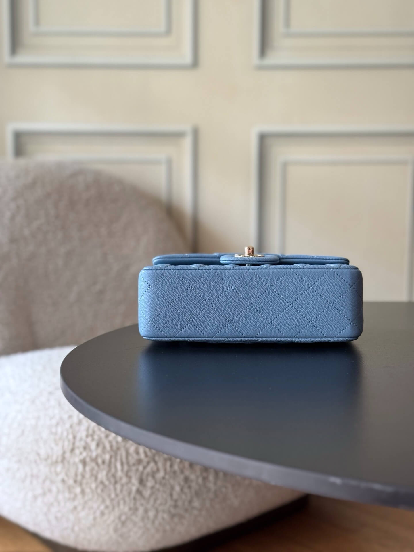 Chanel Mini Classic Flap Quilted Caviar Leather Shoulder Handbag - Image 93