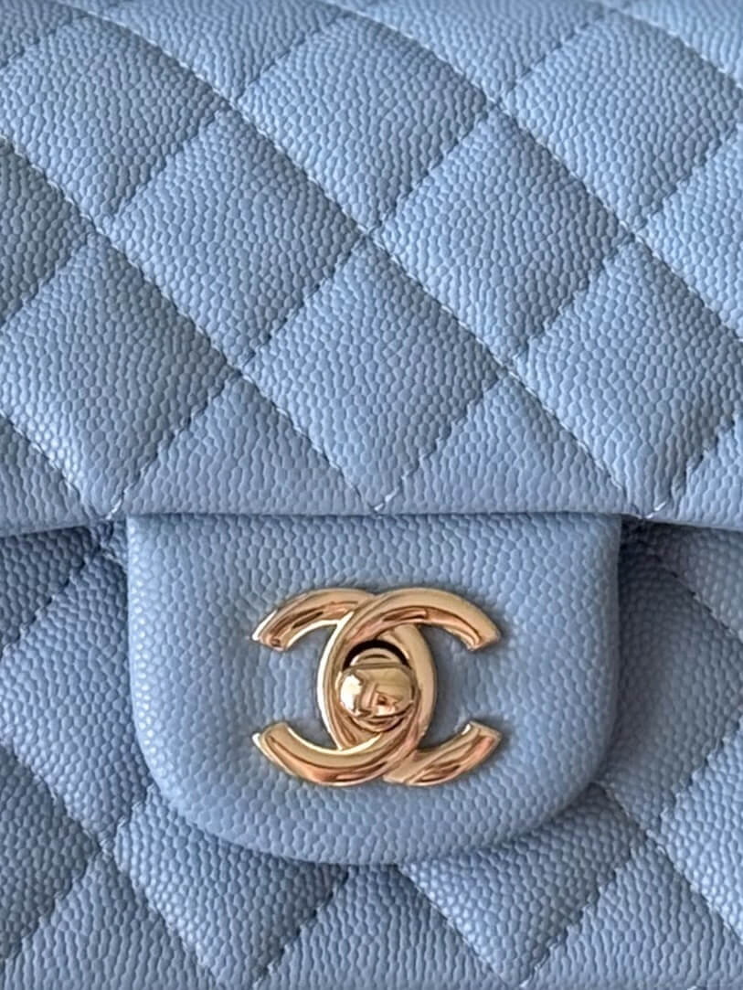 Chanel Mini Classic Flap Quilted Caviar Leather Shoulder Handbag - Image 90