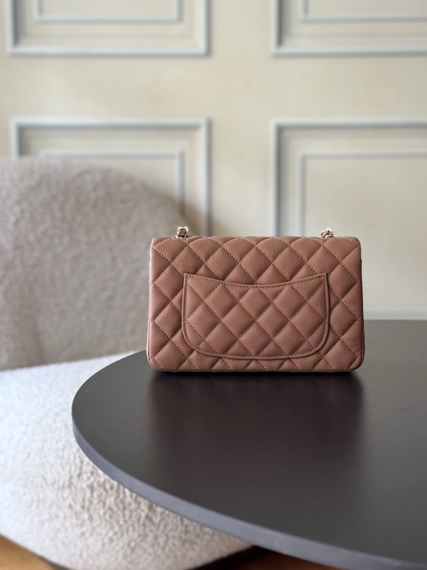 Chanel Mini Classic Flap Quilted Caviar Leather Shoulder Handbag - Image 72