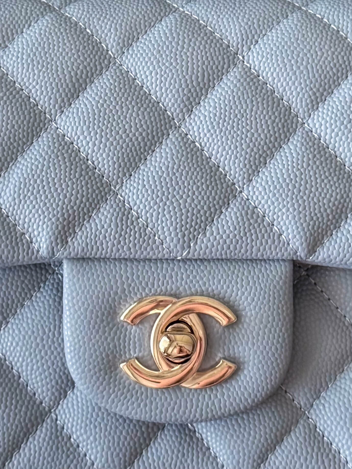 Chanel Mini Classic Flap Quilted Caviar Leather Shoulder Handbag - Image 83