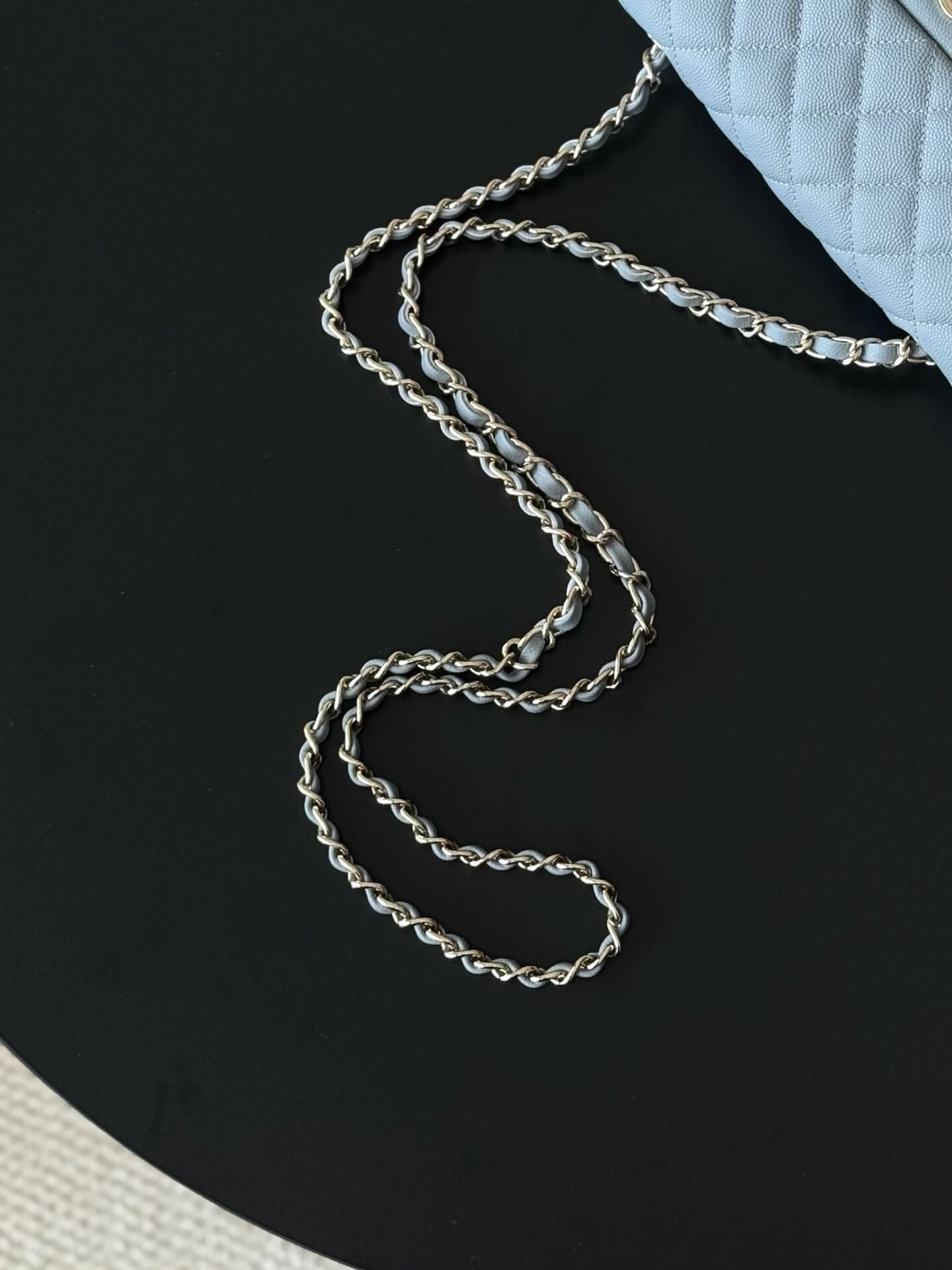 Chanel Mini Classic Flap Quilted Caviar Leather Shoulder Handbag - Image 84