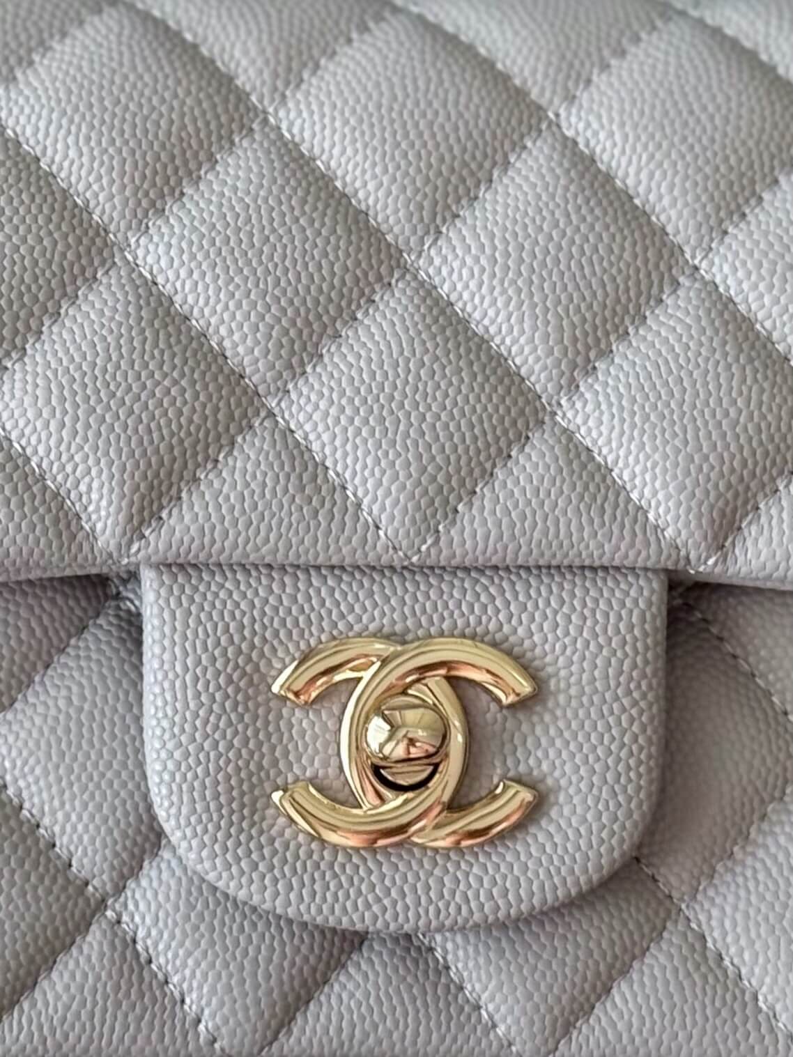 Chanel Mini Classic Flap Quilted Caviar Leather Shoulder Handbag - Image 60
