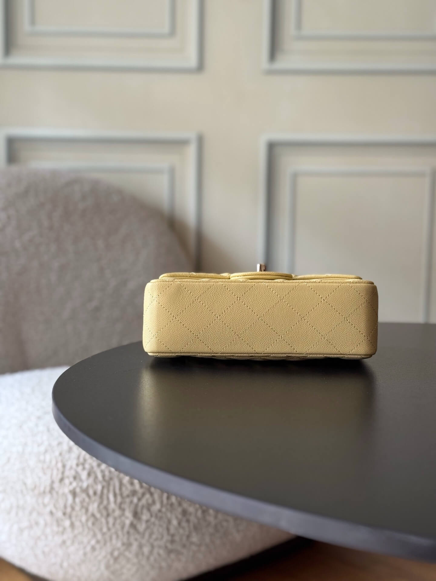 Chanel Mini Classic Flap Quilted Caviar Leather Shoulder Handbag - Image 101