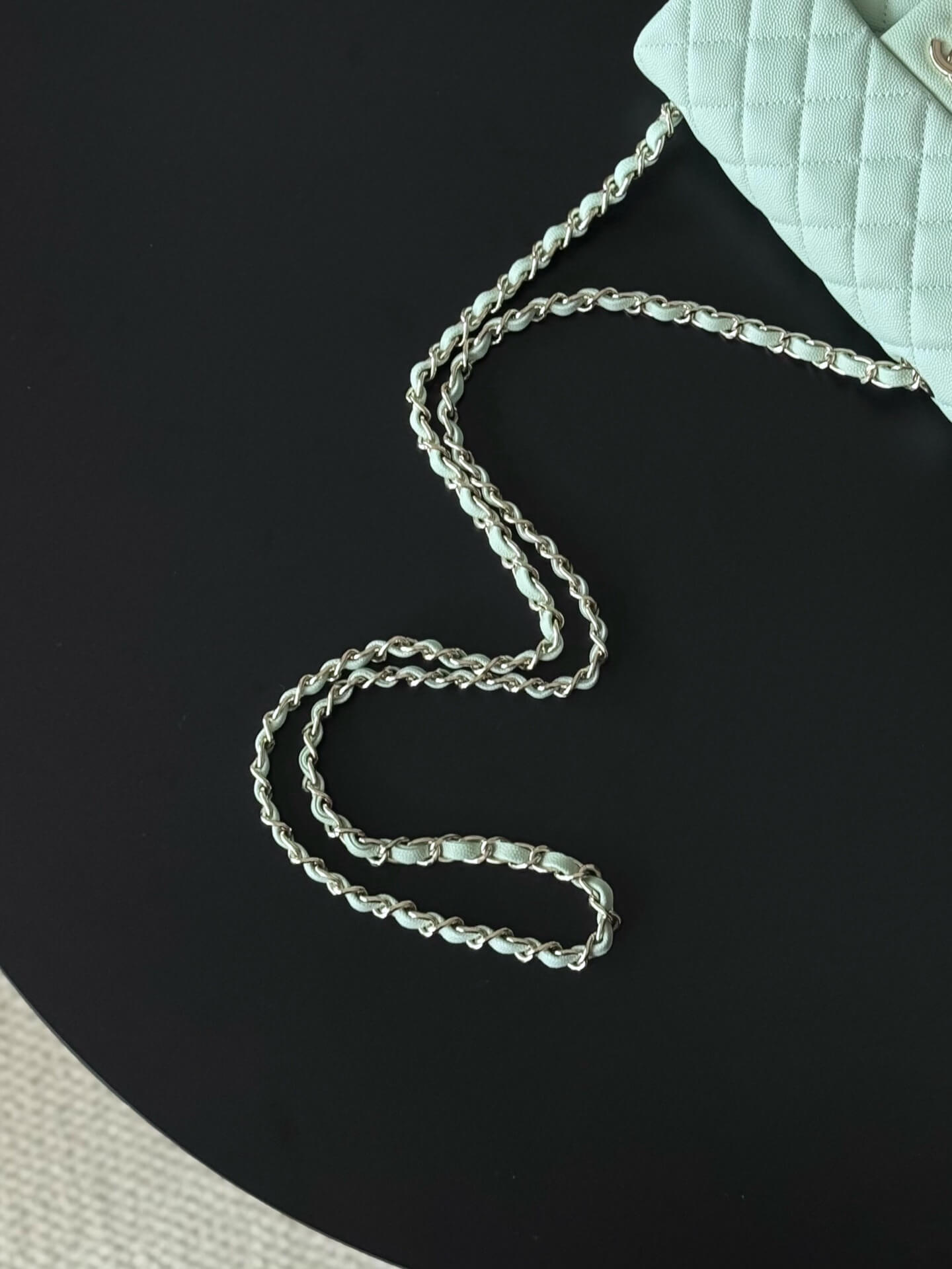 Chanel Mini Classic Flap Quilted Caviar Leather Shoulder Handbag - Image 22