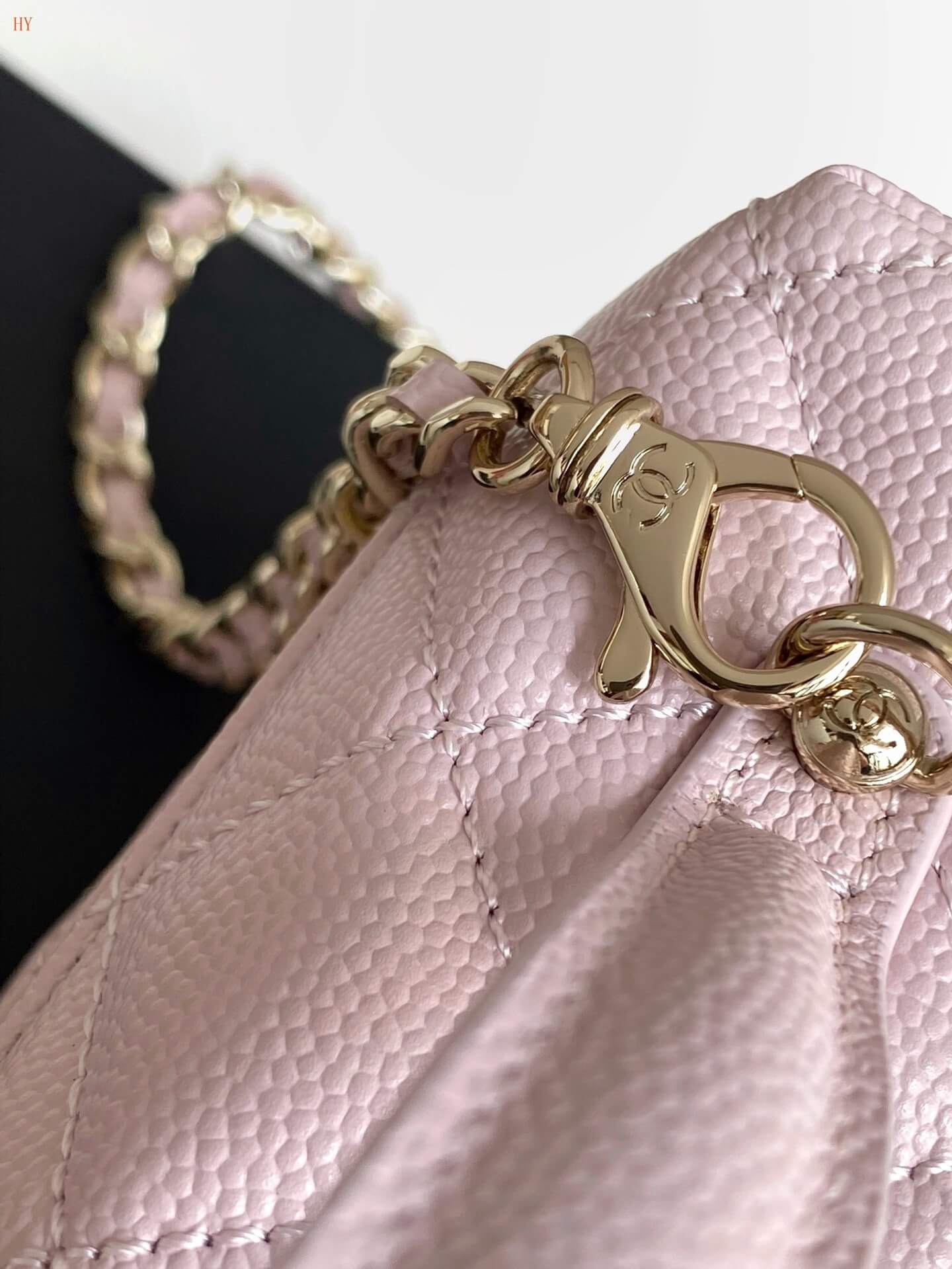 Chanel Quilted Top Handle Vanity Case Grained Calfskin Caviar Leather Crossbody Handbag - Image 51