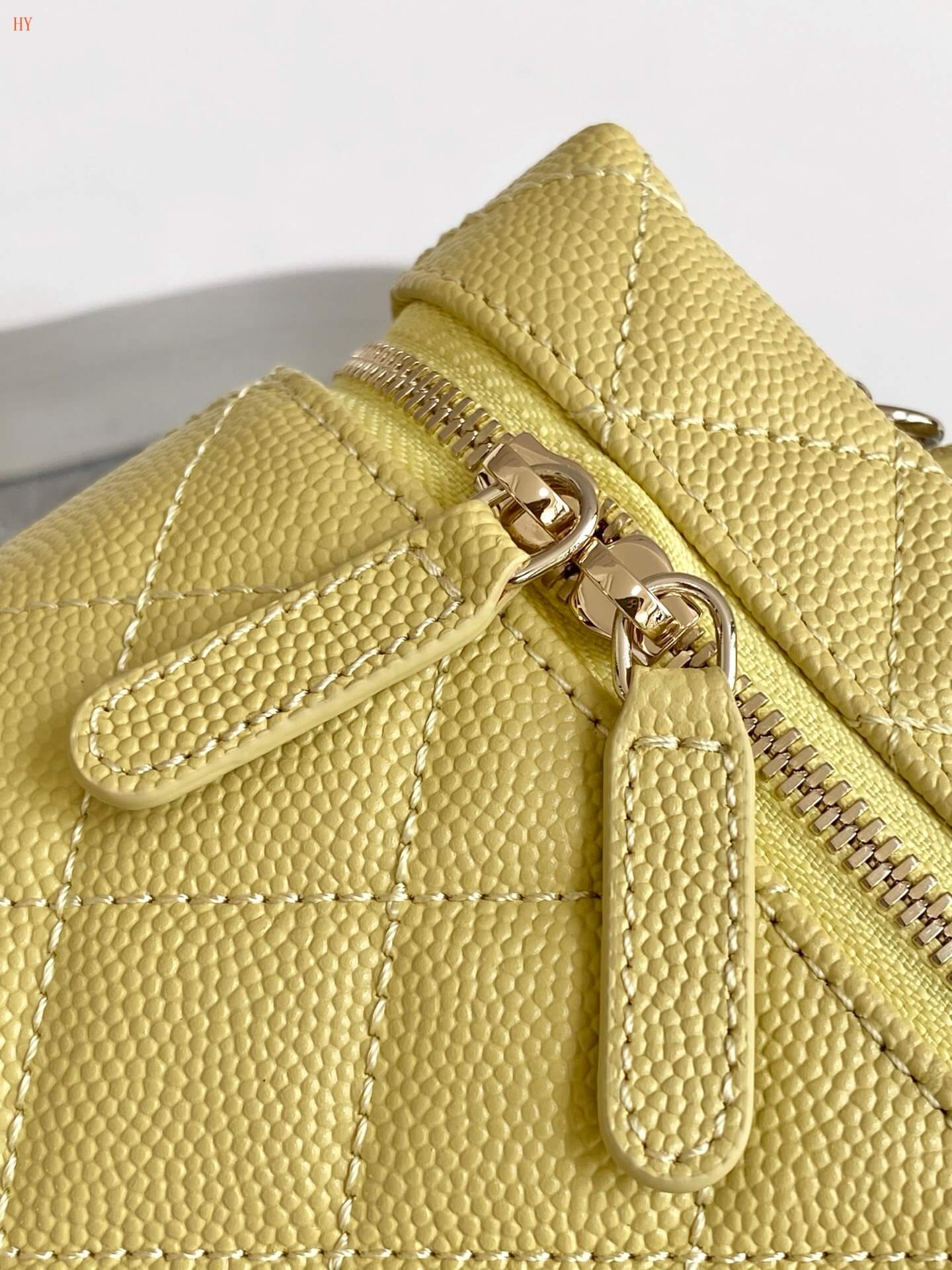 Chanel Quilted Top Handle Vanity Case Grained Calfskin Caviar Leather Crossbody Handbag - Image 86