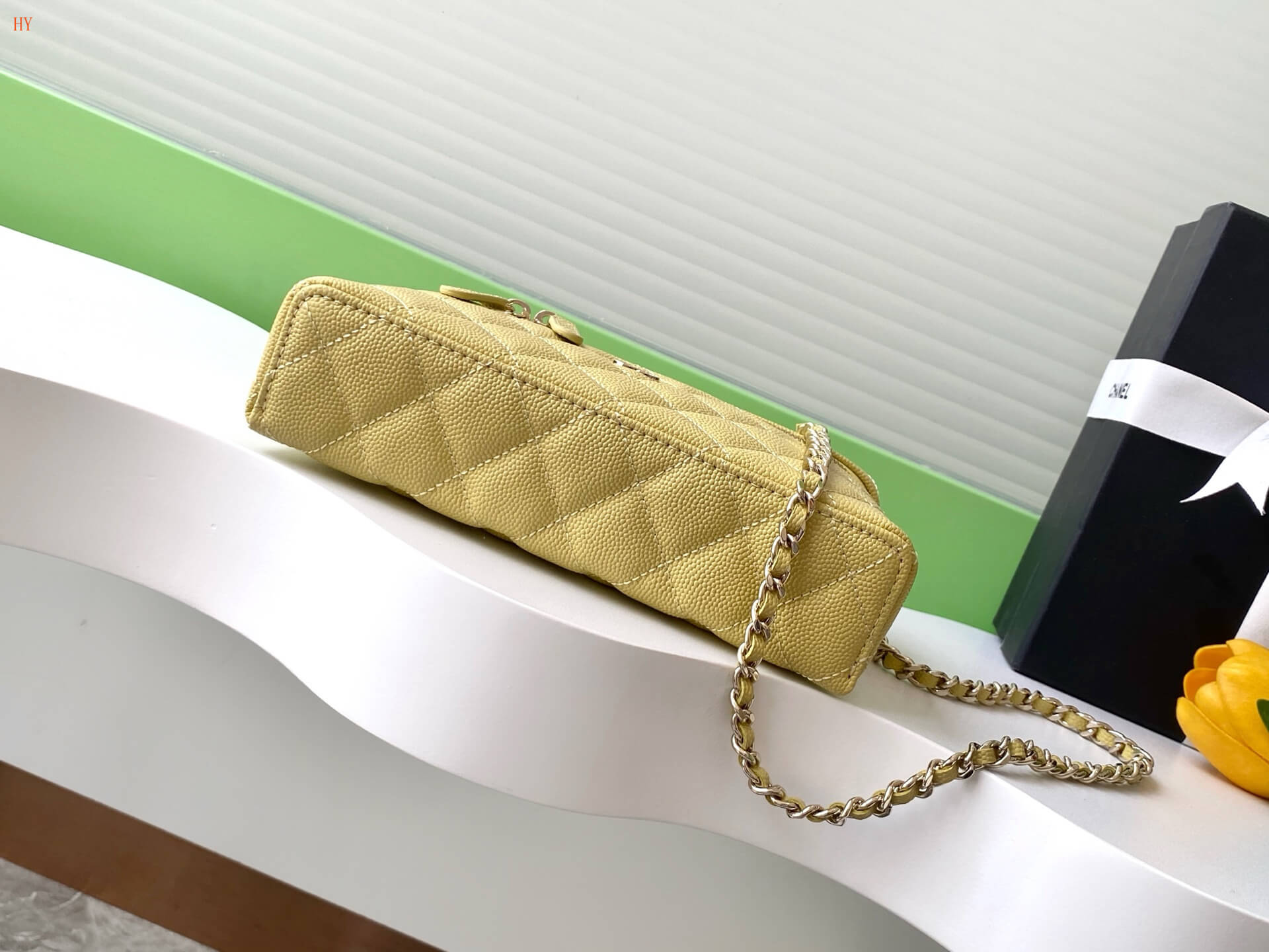 Chanel Quilted Top Handle Vanity Case Grained Calfskin Caviar Leather Crossbody Handbag - Image 89