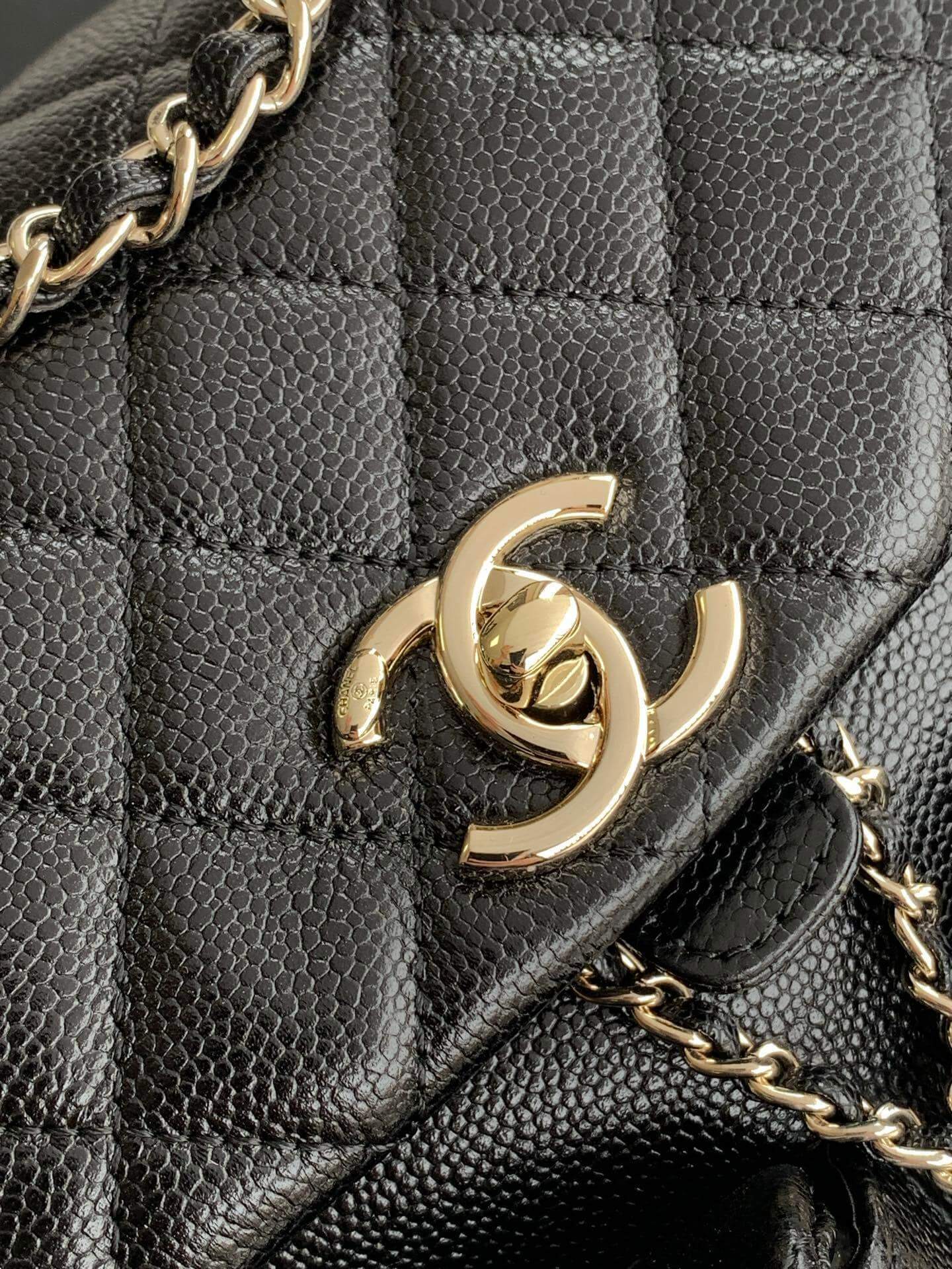 Chanel Small Duma Backpack Caviar Leather - Image 16