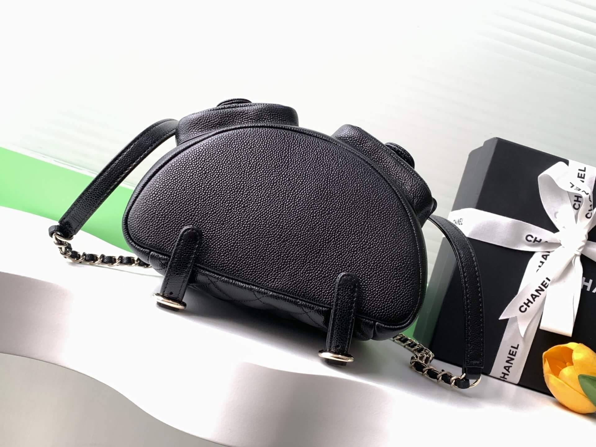 Chanel Small Duma Backpack Caviar Leather - Image 18