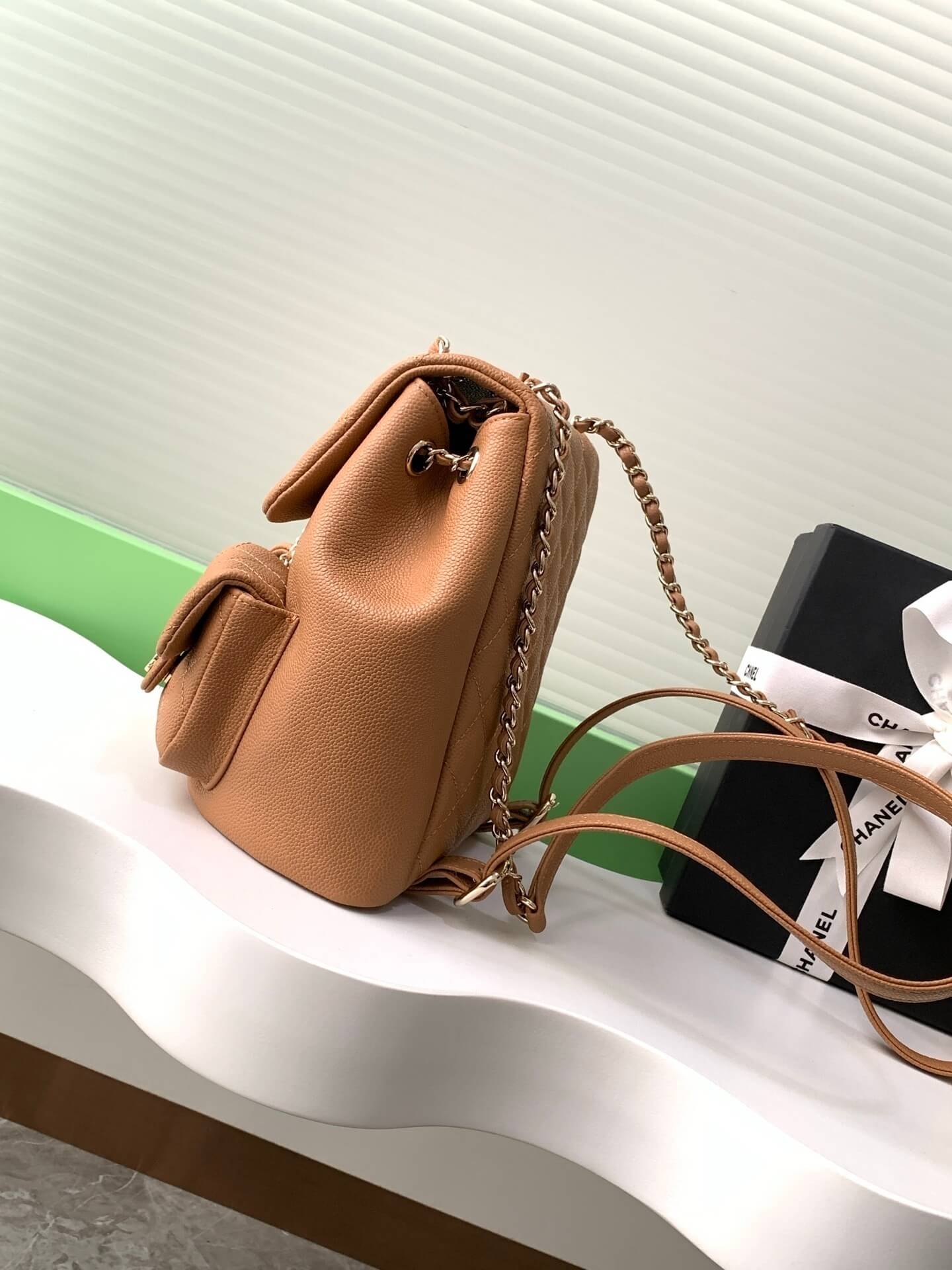 Chanel Small Duma Backpack Caviar Leather - Image 77