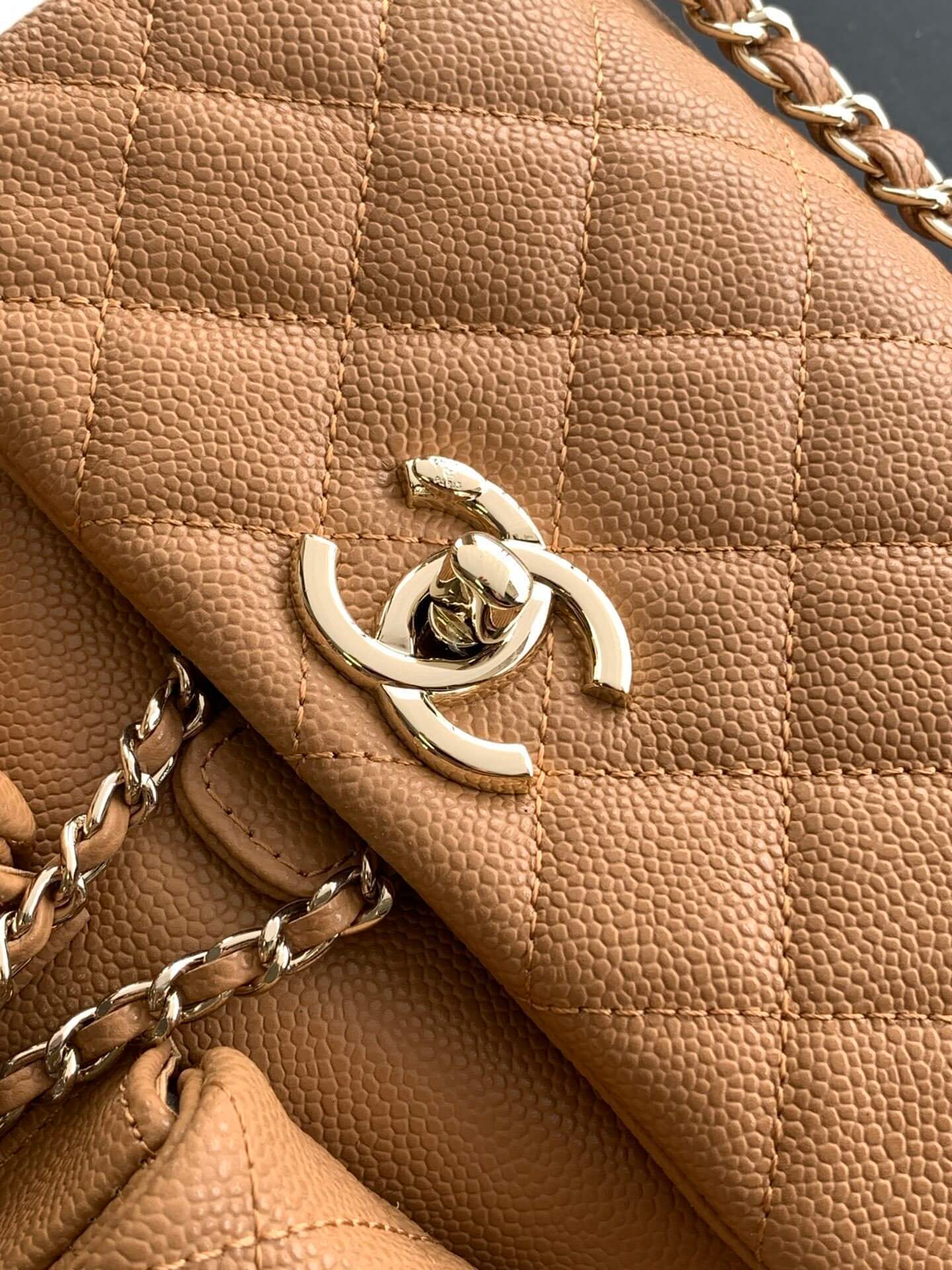 Chanel Small Duma Backpack Caviar Leather - Image 78