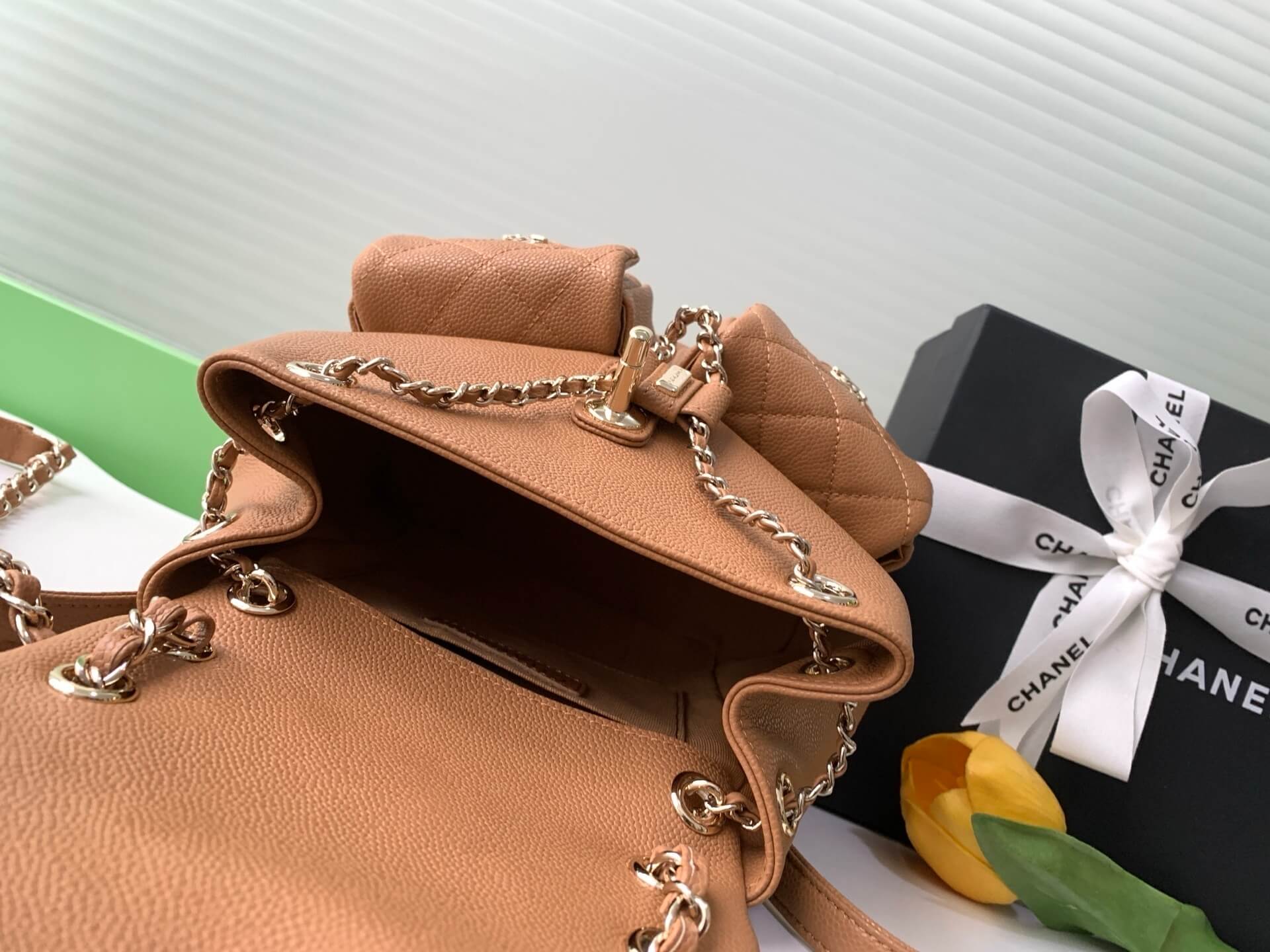 Chanel Small Duma Backpack Caviar Leather - Image 75