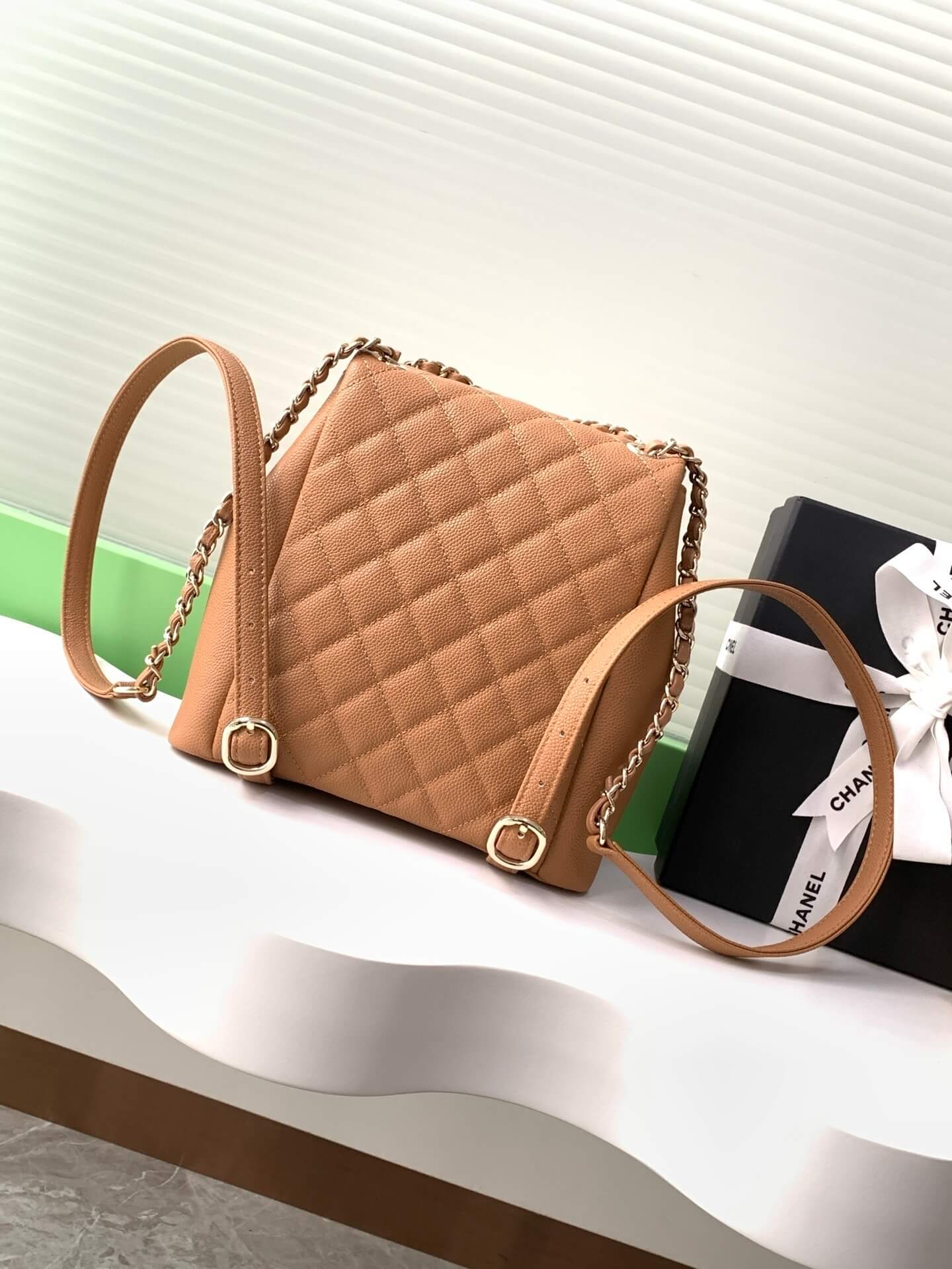 Chanel Small Duma Backpack Caviar Leather - Image 74