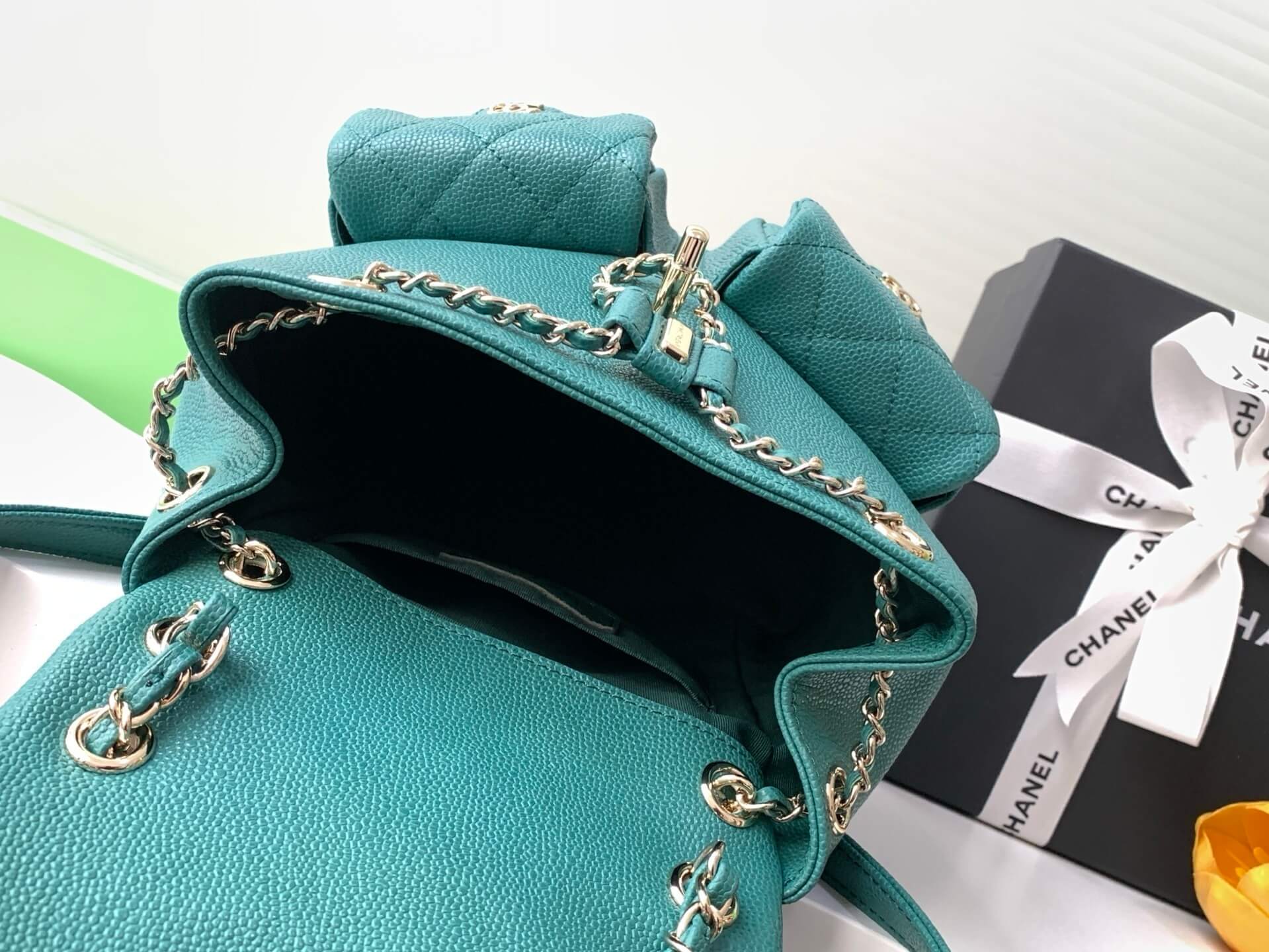 Chanel Small Duma Backpack Caviar Leather - Image 21