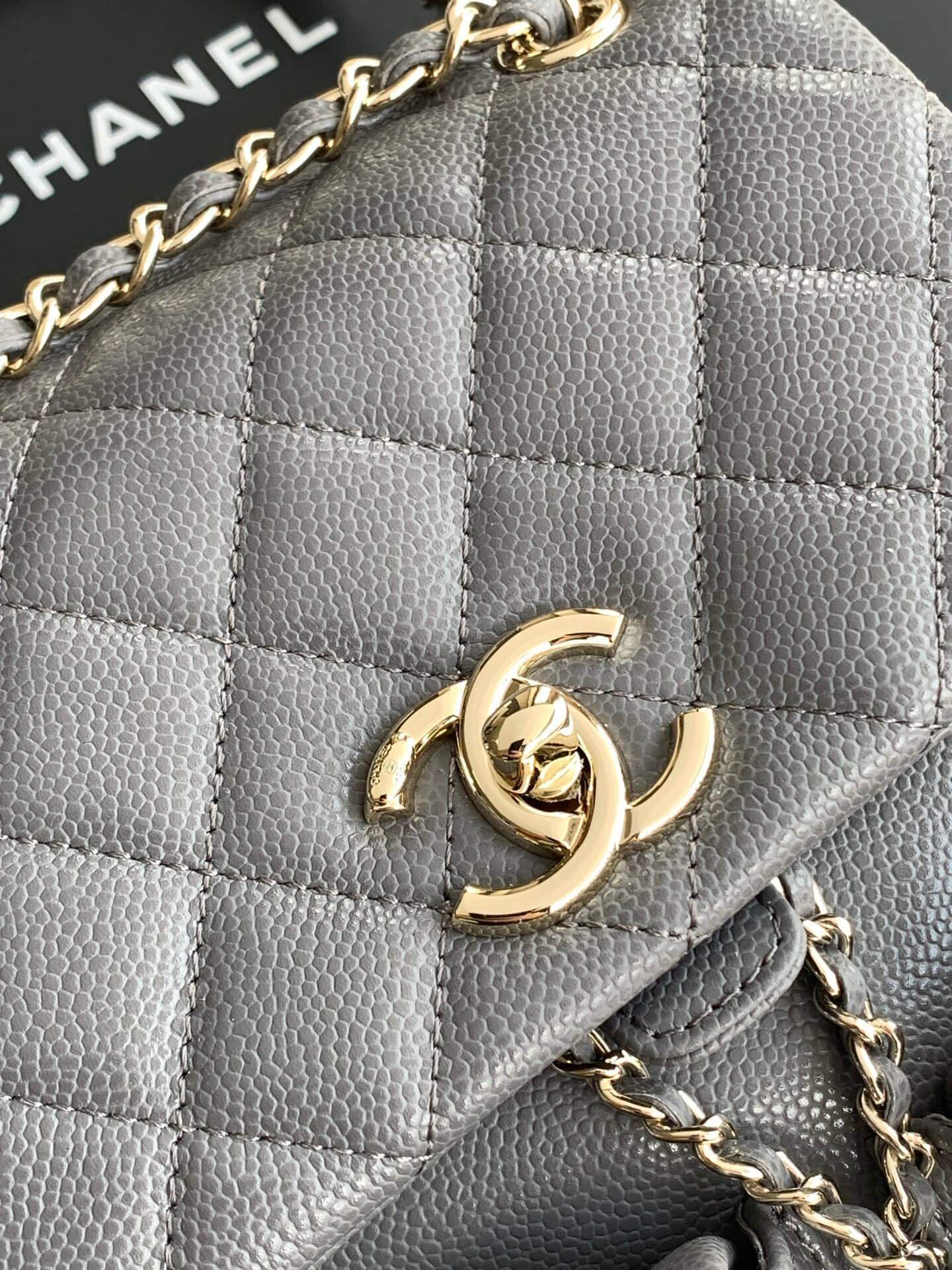 Chanel Small Duma Backpack Caviar Leather - Image 52