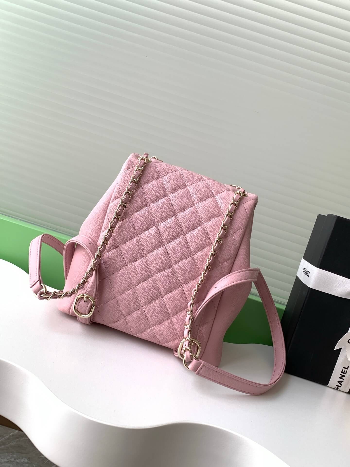 Chanel Small Duma Backpack Caviar Leather - Image 38