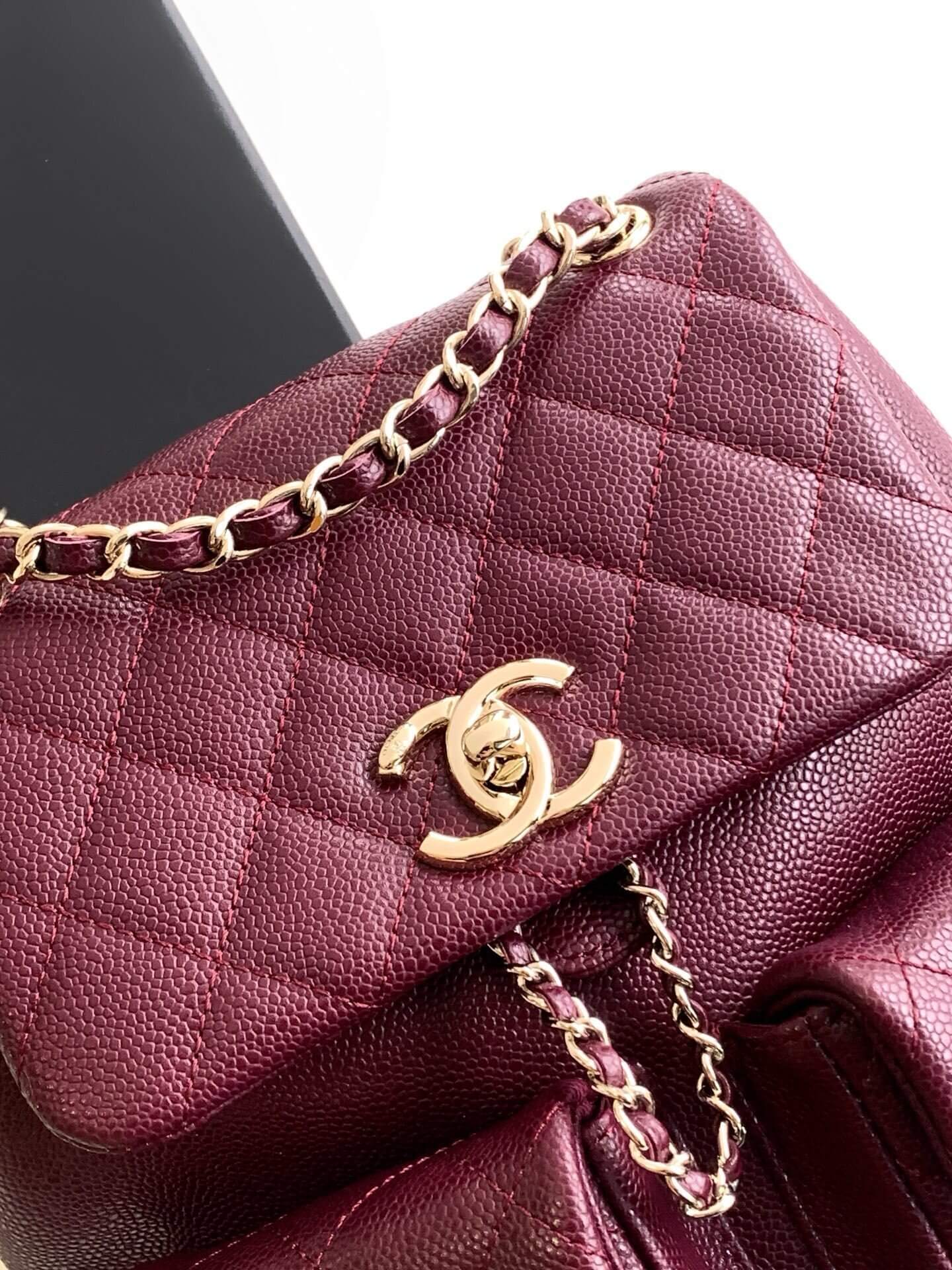 Chanel Small Duma Backpack Caviar Leather - Image 69
