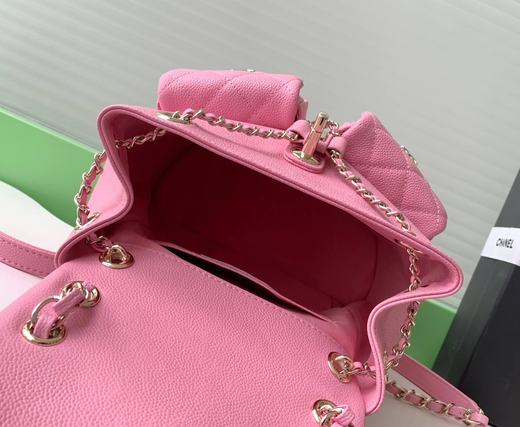 Chanel Small Duma Backpack Caviar Leather - Image 30