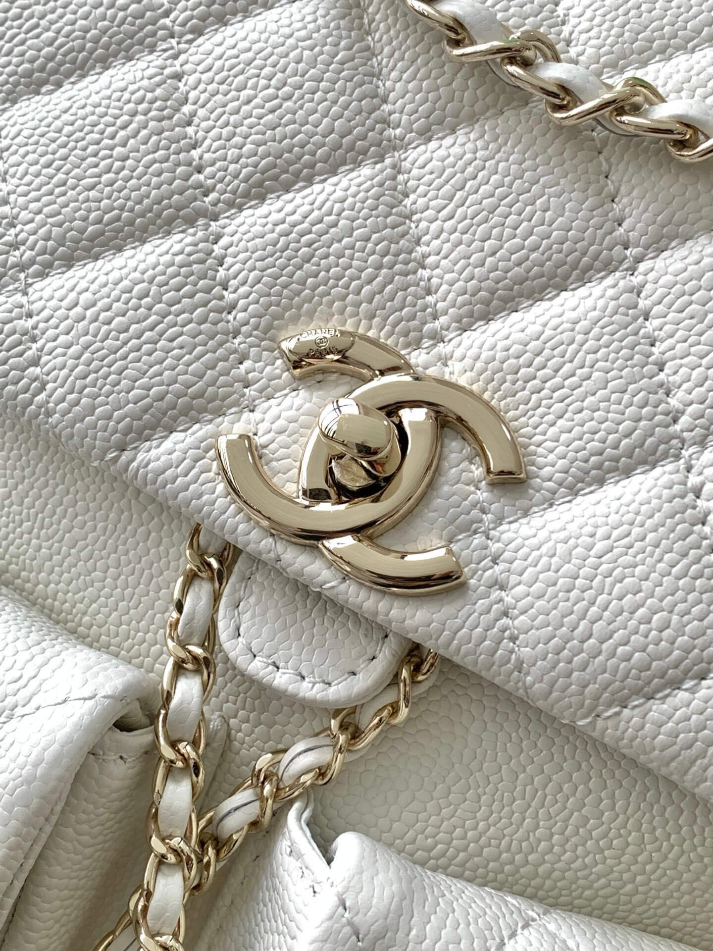 Chanel Small Duma Backpack Caviar Leather - Image 7