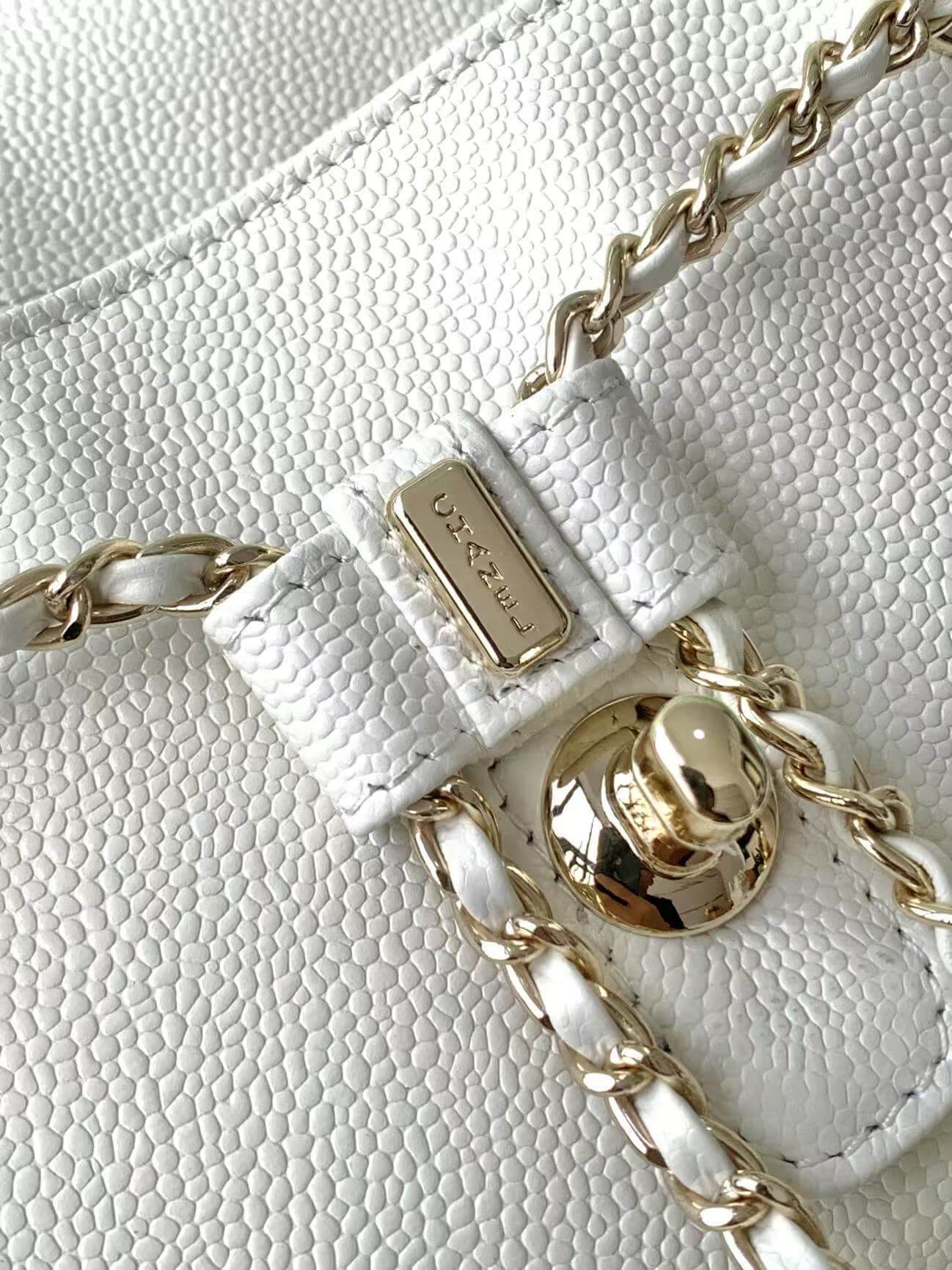 Chanel Small Duma Backpack Caviar Leather - Image 8