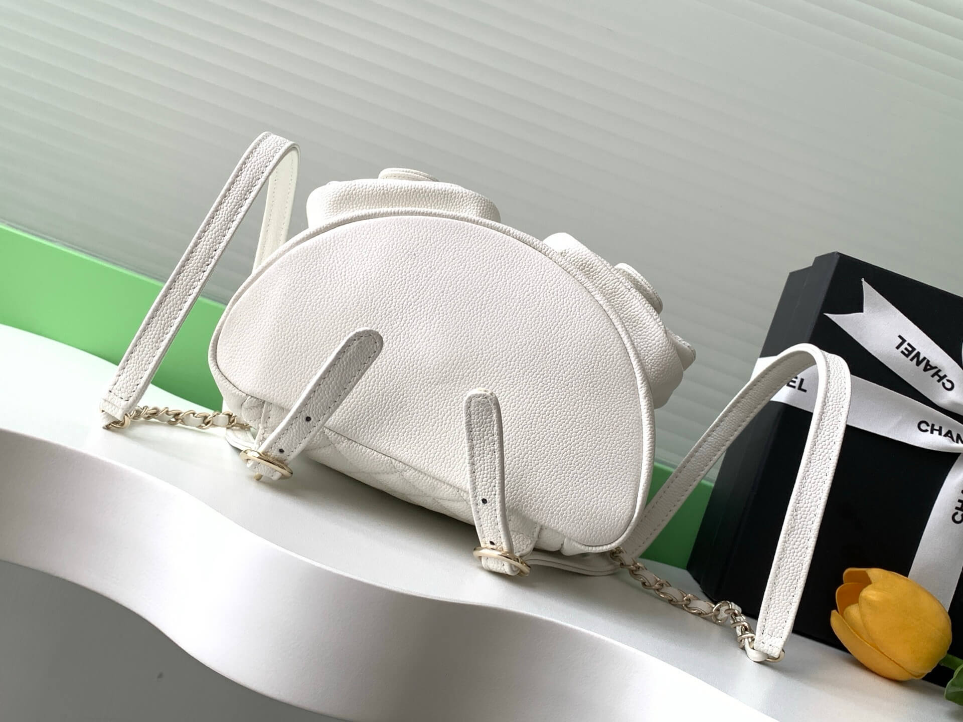 Chanel Small Duma Backpack Caviar Leather - Image 9