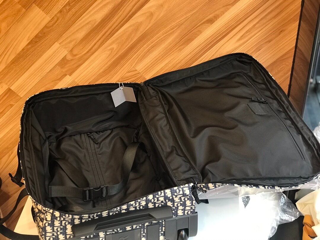 Dior Small - Large Travel Suitcase Navy Blue - Image 13