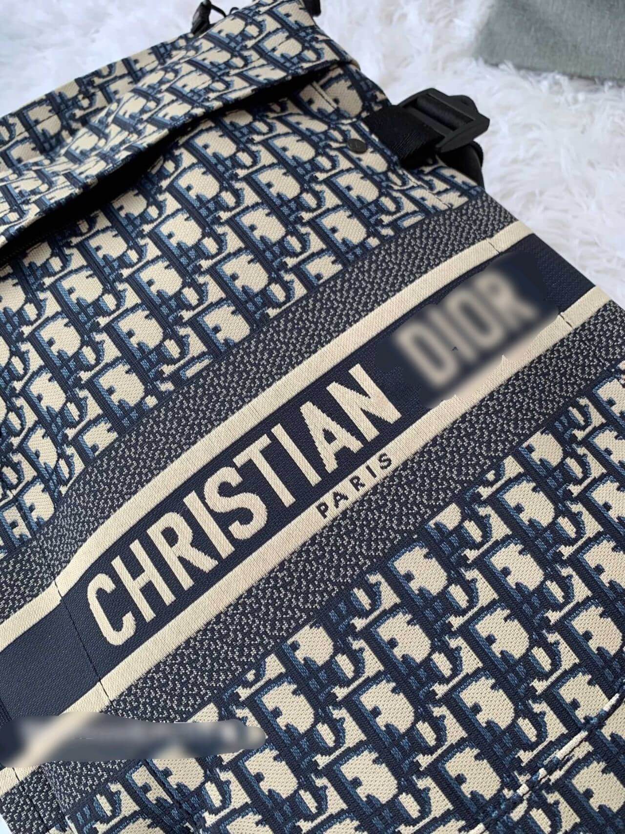 Dior Small - Large Travel Suitcase Navy Blue - Image 7