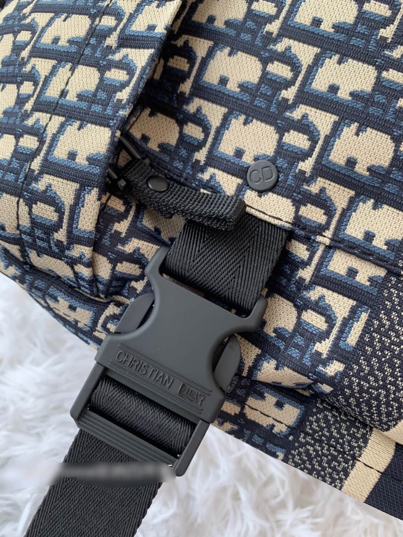 Dior Small - Large Travel Suitcase Navy Blue - Image 6