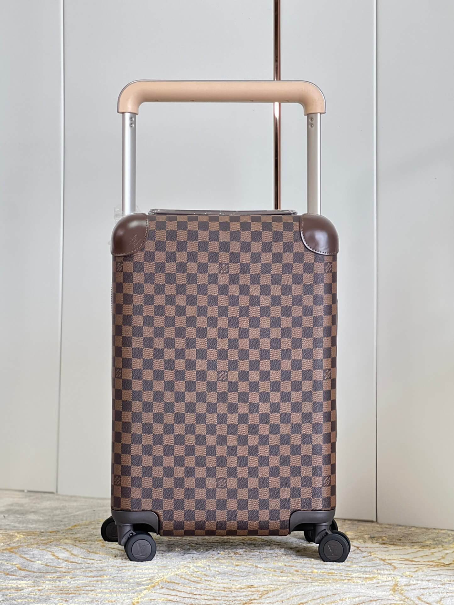 Louis Vuitton LV Damier Ebene canvas  Horizon 55 Cabin Suitcase Rolling Travel Bag Brown