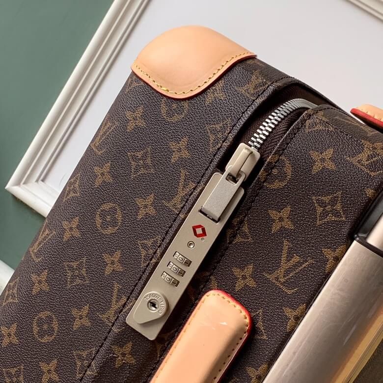 Louis Vuitton LV Monogram Canvas Horizon 50 - 55 Cabin Suitcase Rolling Travel Bag M13768 - M13767 Brown - Image 9