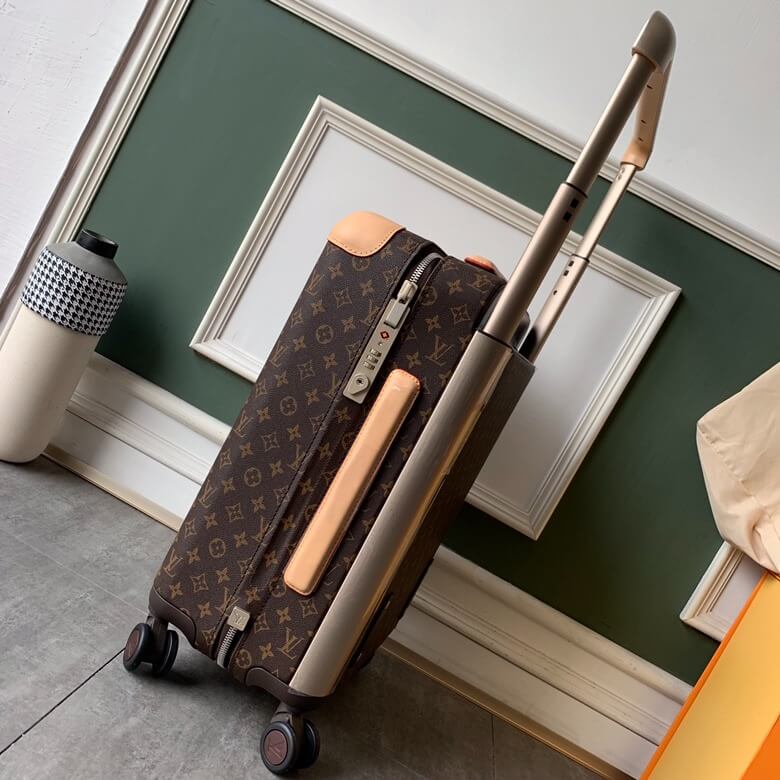 Louis Vuitton LV Monogram Canvas Horizon 50 - 55 Cabin Suitcase Rolling Travel Bag M13768 - M13767 Brown - Image 6