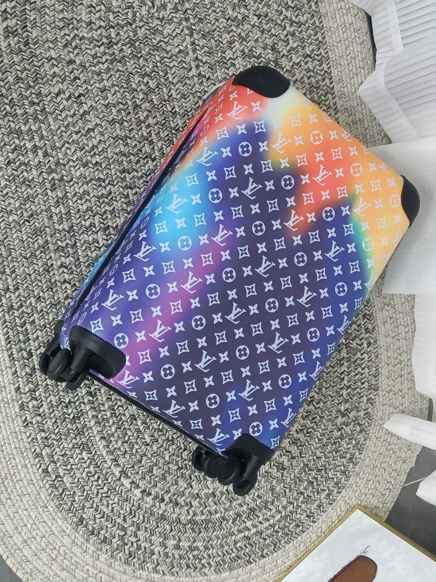 Louis Vuitton LV Monogram Coated Canvas Horizon 55 Rolling Suitcase Travel Bag M20462 Multicolor - Image 7