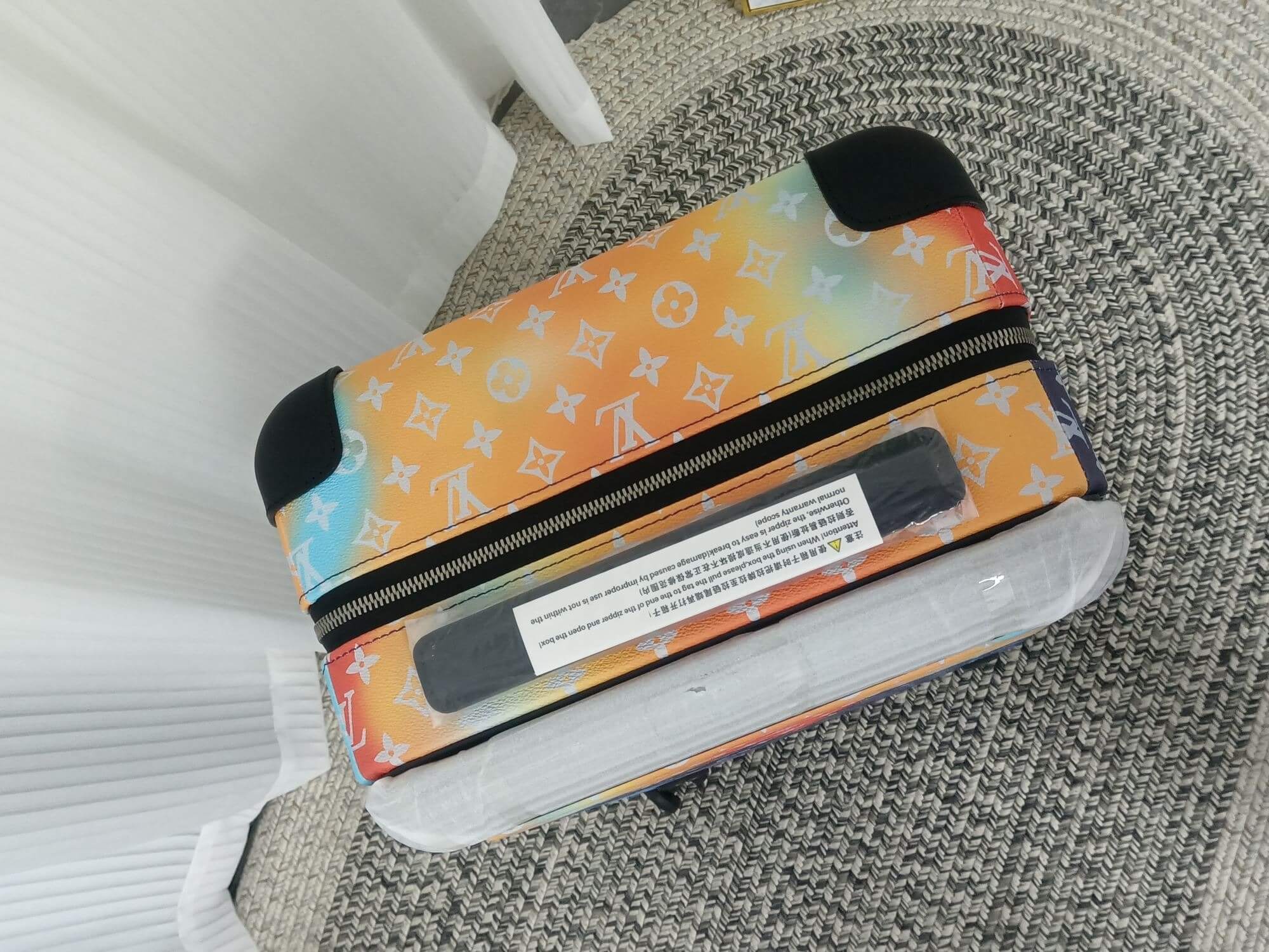 Louis Vuitton LV Monogram Coated Canvas Horizon 55 Rolling Suitcase Travel Bag M20462 Multicolor - Image 4