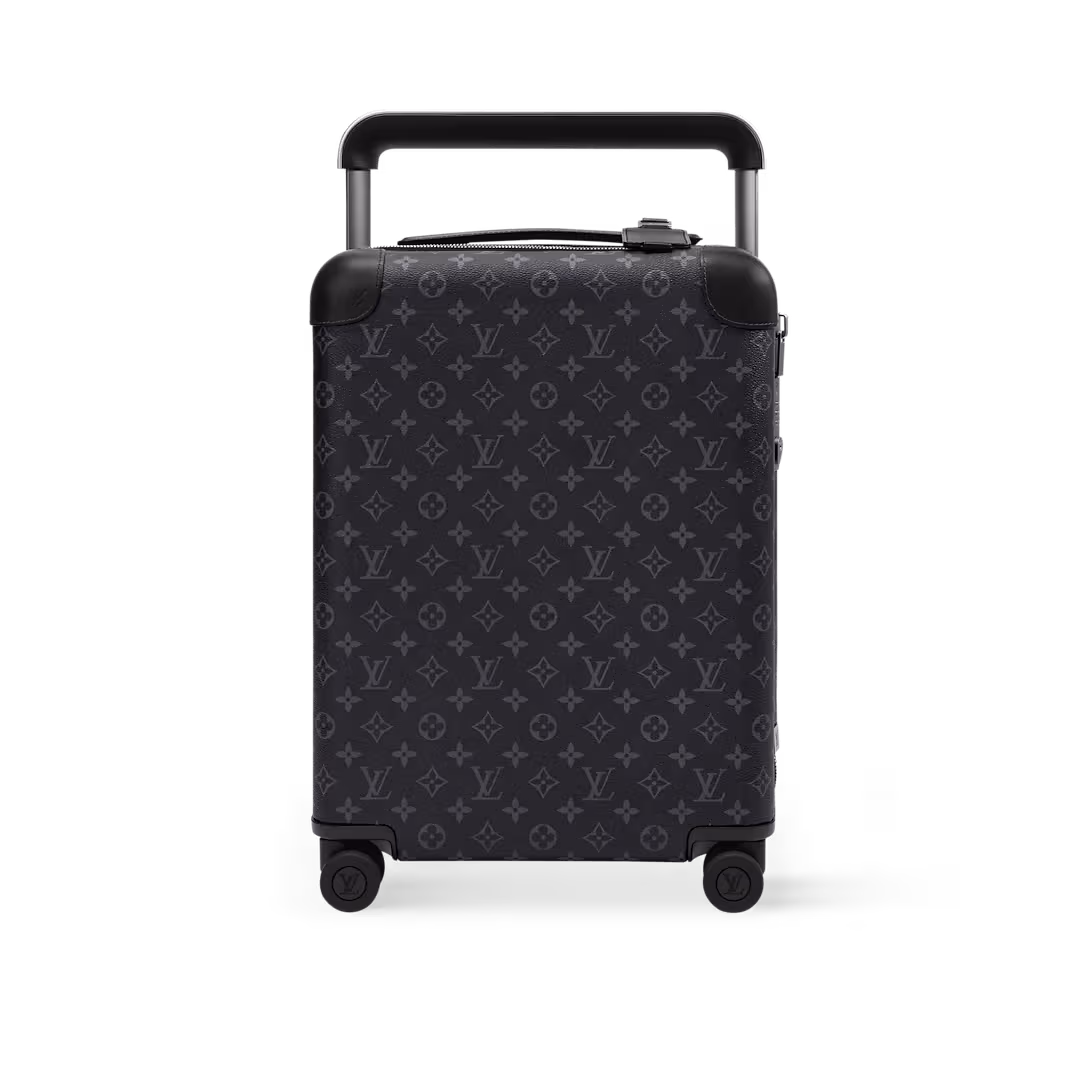 Louis Vuitton LV Monogram Eclipse coated canvas Horizon 50 - 55 cabin suitcase trolley Travel Bag M13773 - M13771 Black
