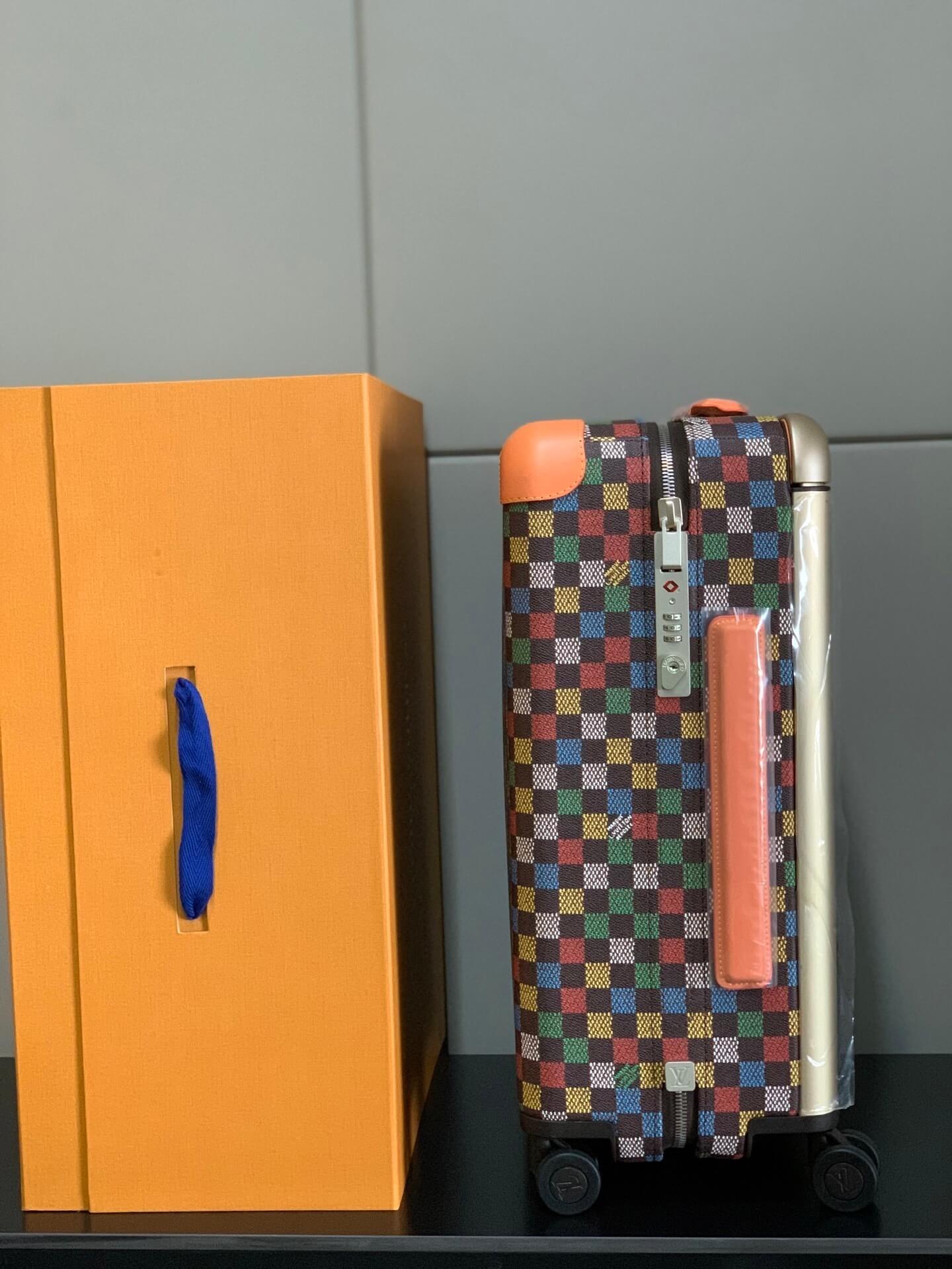 Louis Vuitton LV Vers Damier Ebene coated canvas Horizon 55 Cabin Suitcase Travel Bag N00179 Multicolor - Image 5