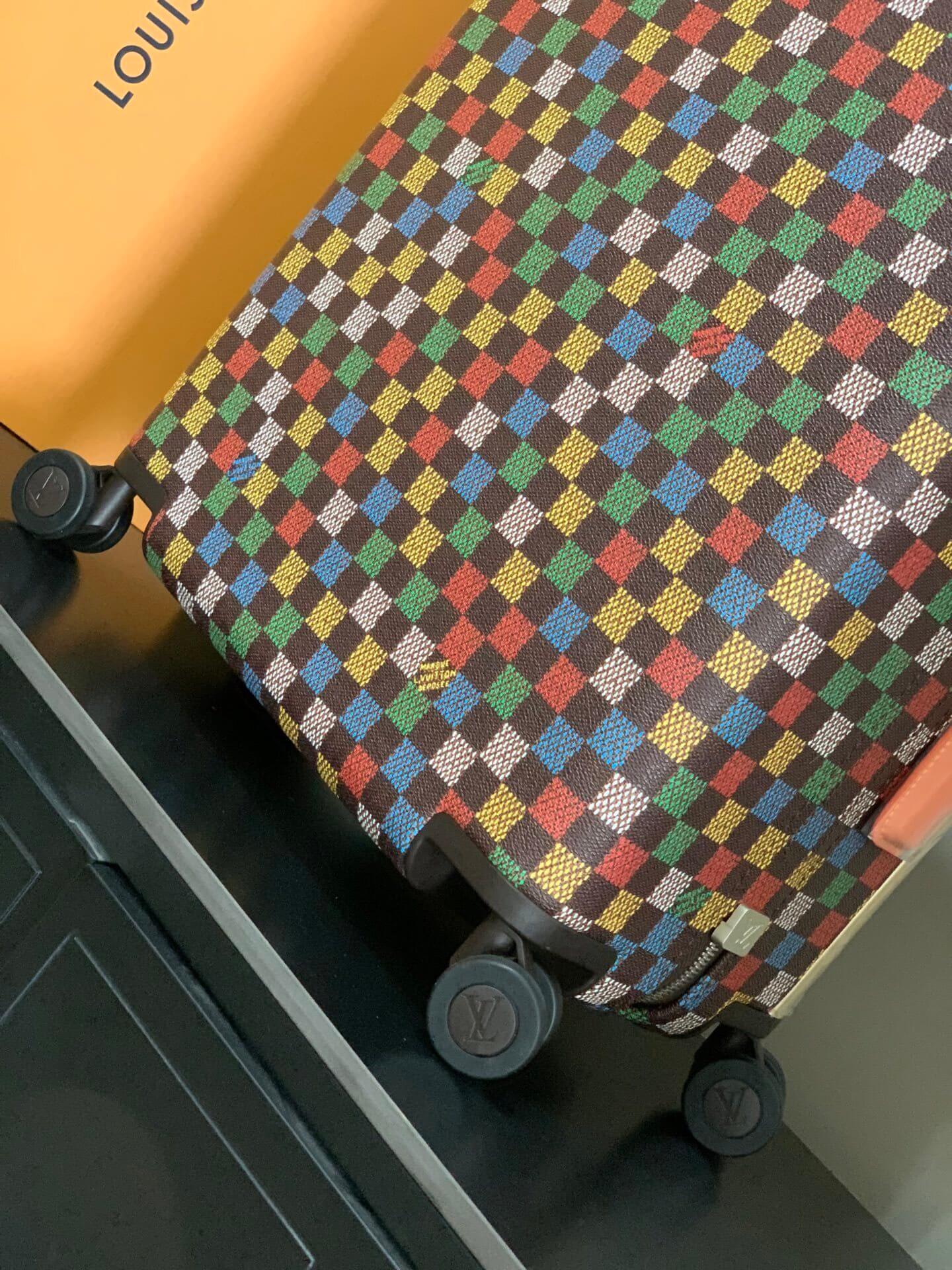 Louis Vuitton LV Vers Damier Ebene coated canvas Horizon 55 Cabin Suitcase Travel Bag N00179 Multicolor - Image 6