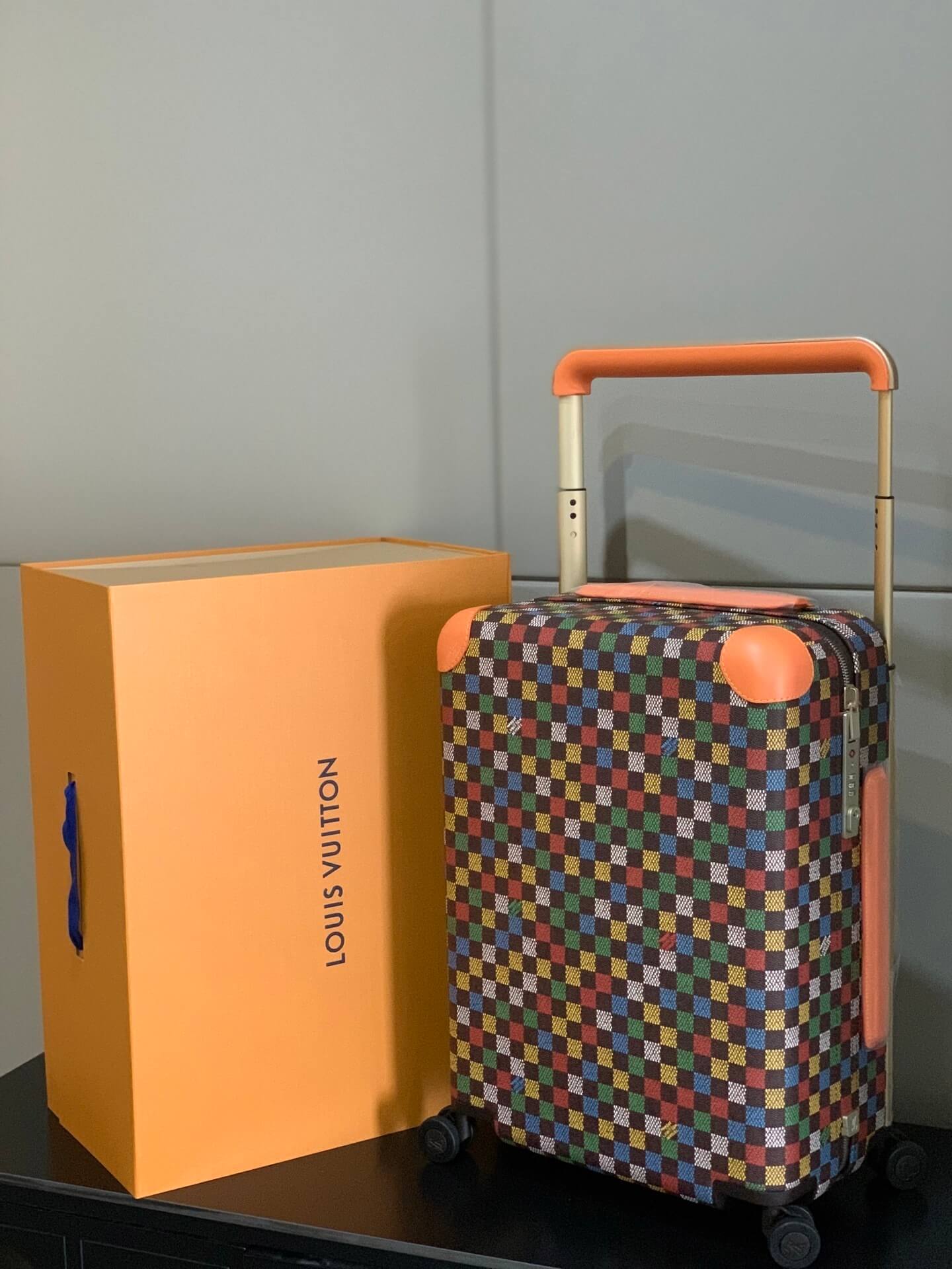 Louis Vuitton LV Vers Damier Ebene coated canvas Horizon 55 Cabin Suitcase Travel Bag N00179 Multicolor - Image 10