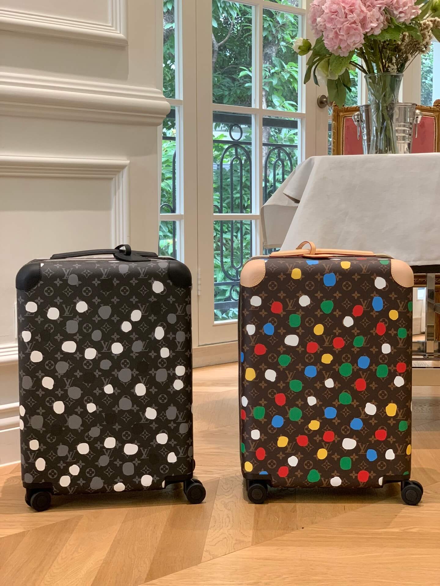 Louis Vuitton Monogram Multicolor - Monogram Eclipse LV x YK Horizon 55 Travel Bag M10118 Multicolor M10122 Black