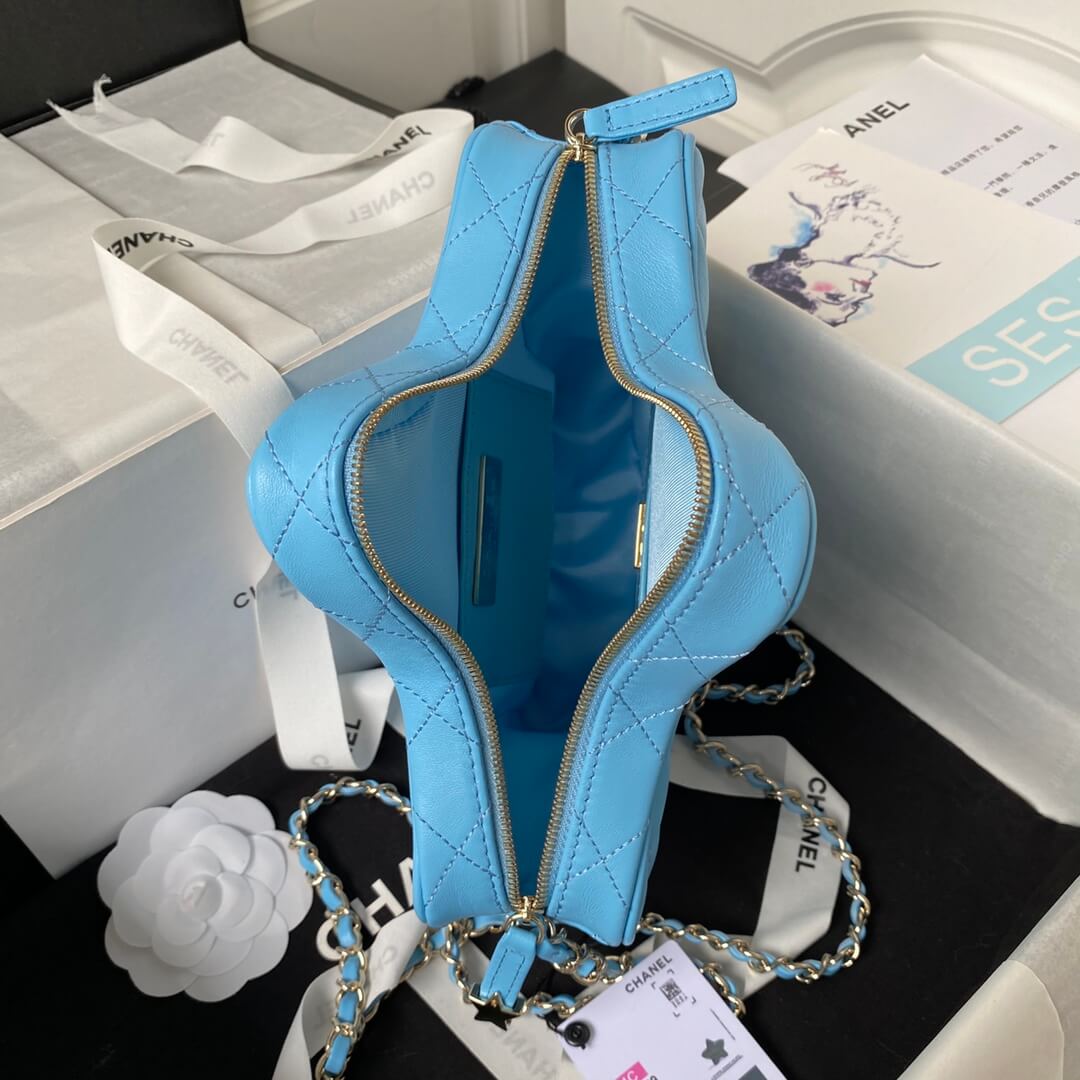 Chanel 24C Fame Star Quilted Lambskin Leather Shoulder Crossbody Bag - Image 75