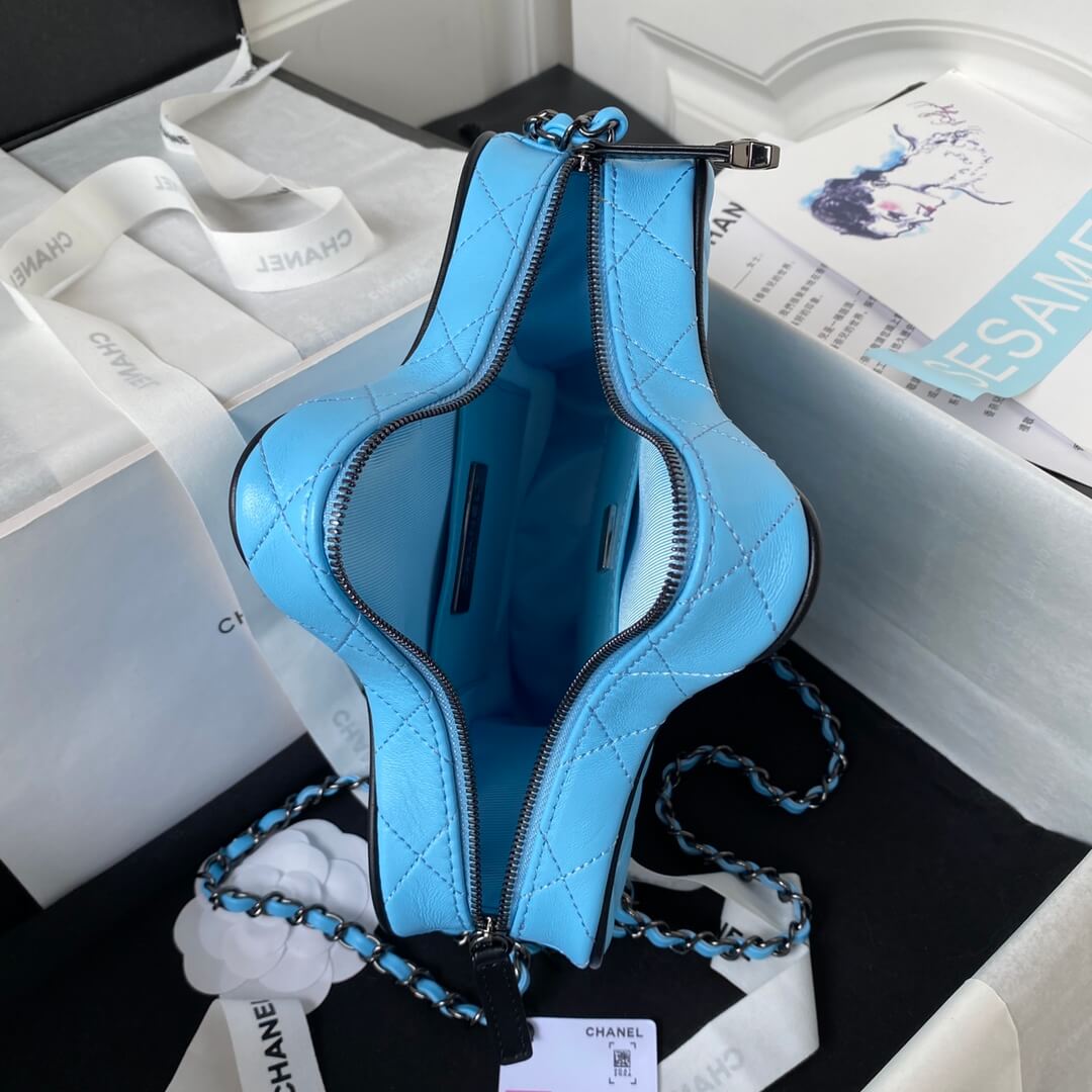 Chanel 24C Fame Star Quilted Lambskin Leather Shoulder Crossbody Bag - Image 84