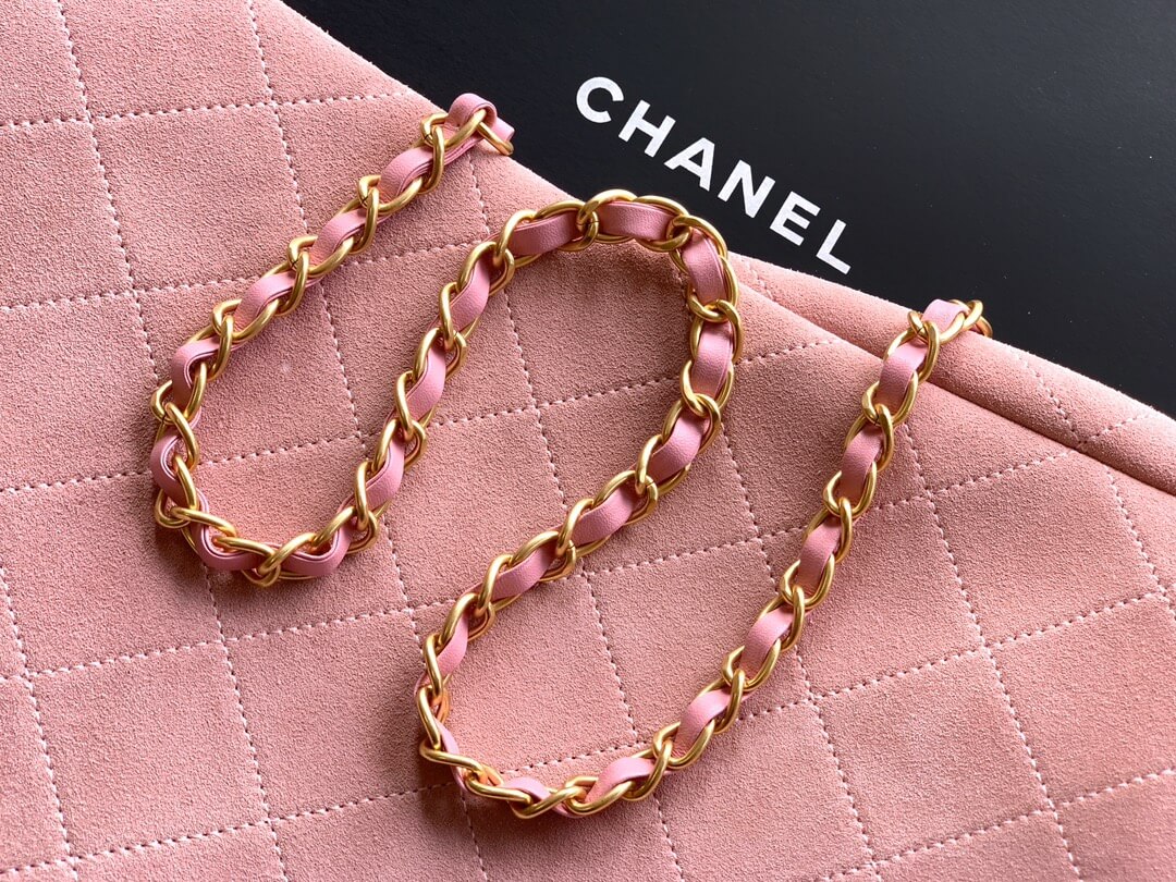 Chanel 25 Hobo Flap Suede Calfskin & Lambskin lining Shoulder Handbag - Image 41