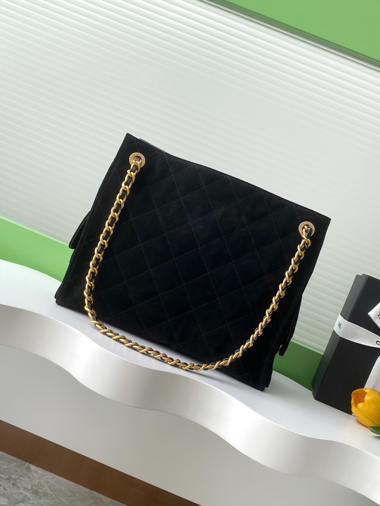 Chanel 25 Hobo Tote Shoulder Handbag Shopping Suede Calfskin Leather - Image 29