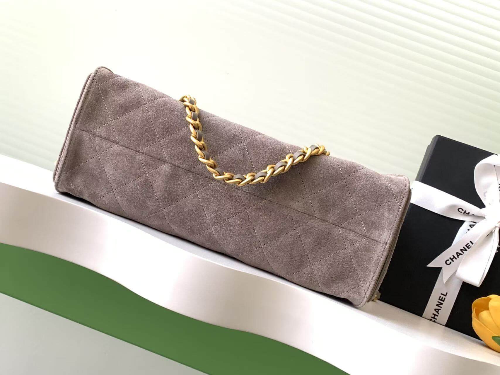 Chanel 25 Hobo Tote Shoulder Handbag Shopping Suede Calfskin Leather - Image 45