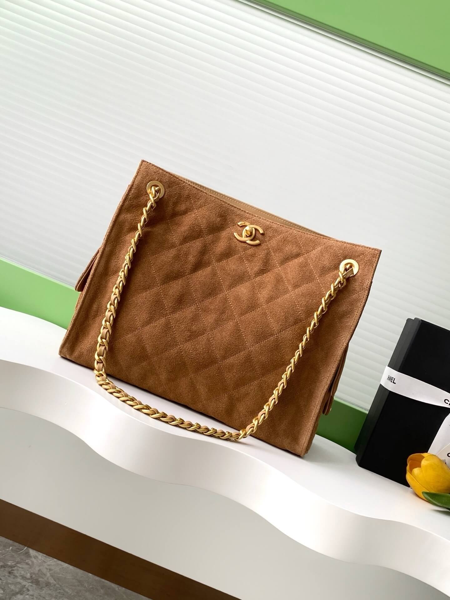 Chanel 25 Hobo Tote Shoulder Handbag Shopping Suede Calfskin Leather - Image 19