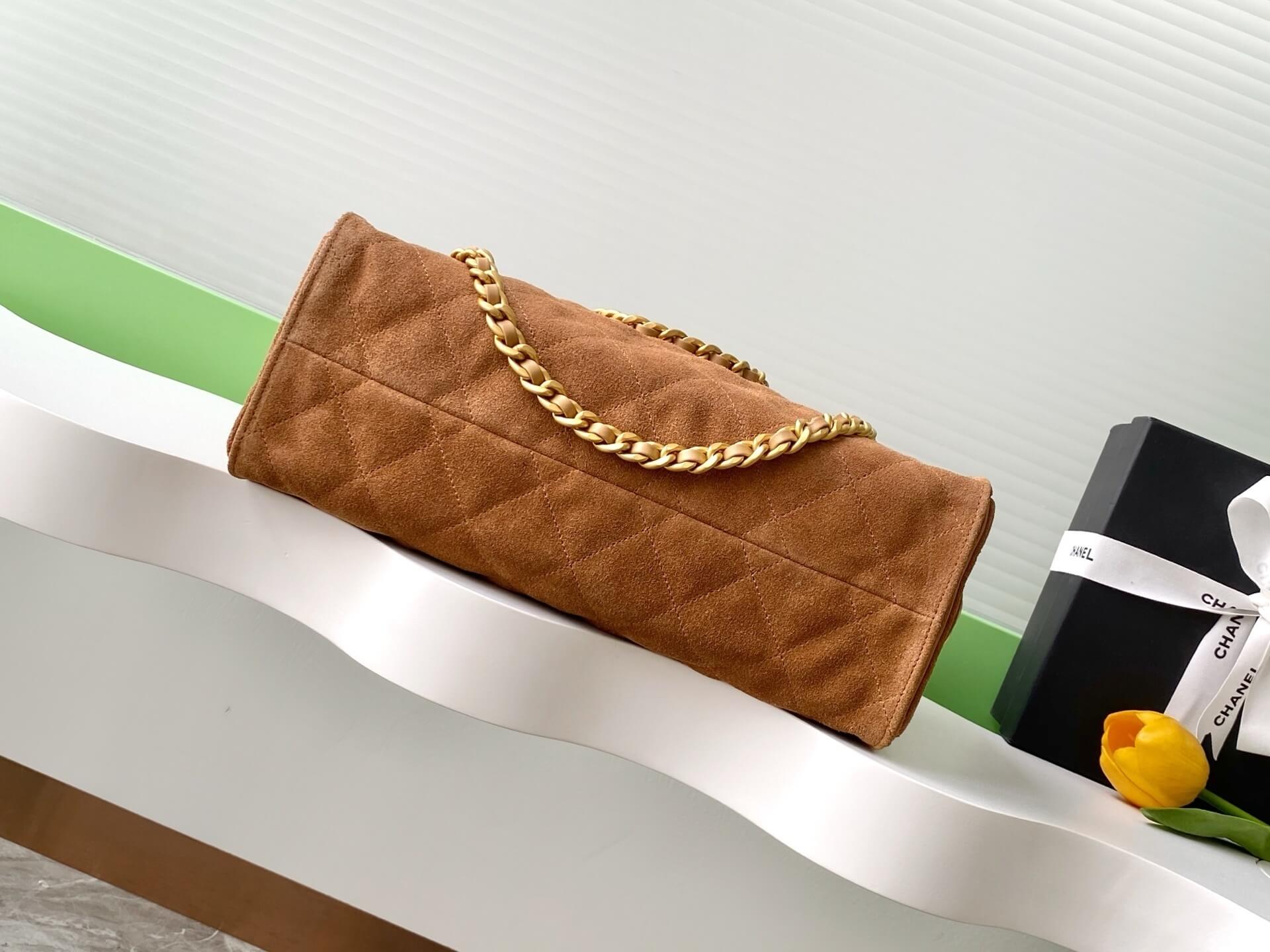 Chanel 25 Hobo Tote Shoulder Handbag Shopping Suede Calfskin Leather - Image 27