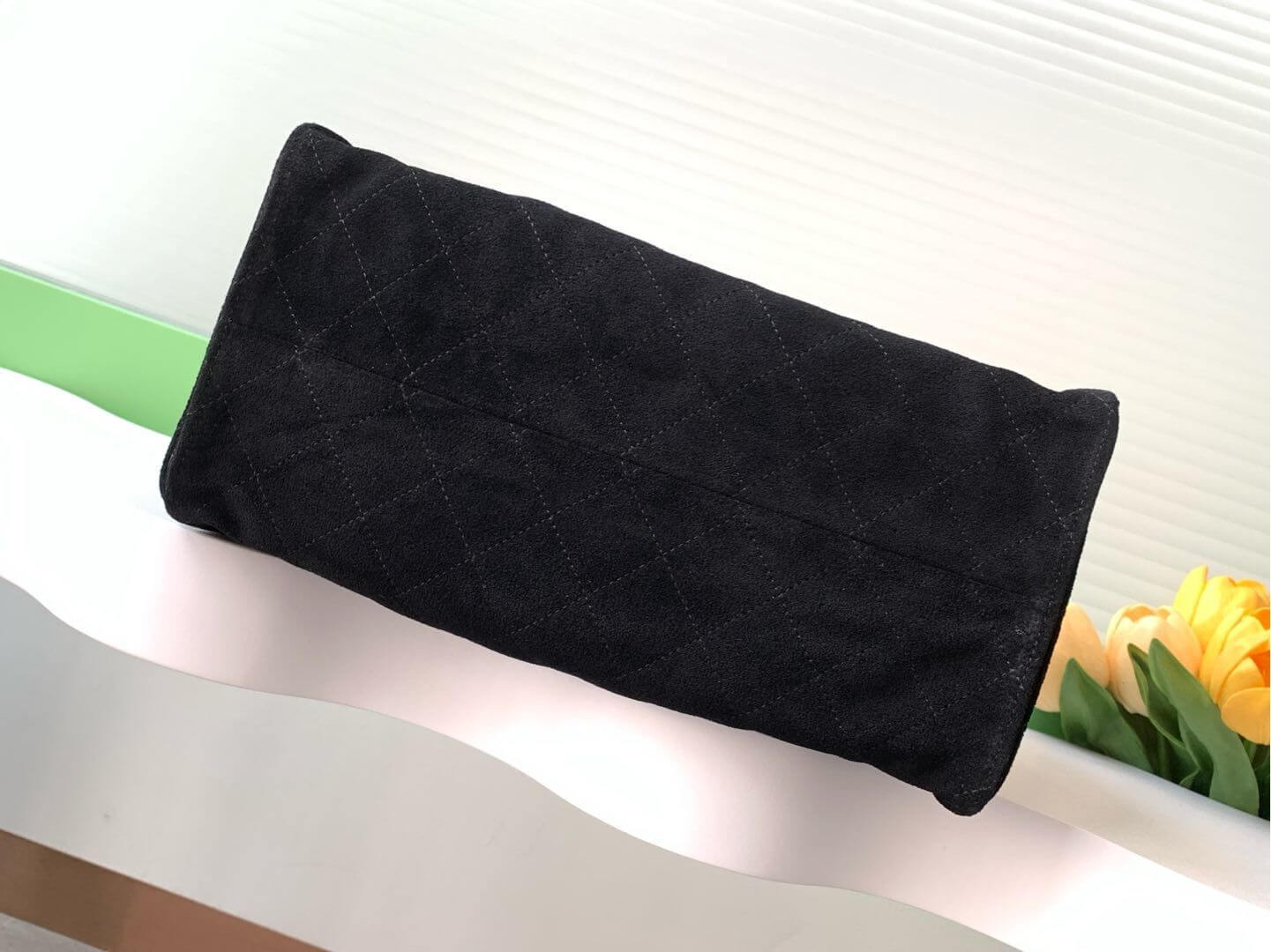 Chanel 25 Small - Medium Shoulder Handbag Suede Calfskin & Gold Metal - Image 36