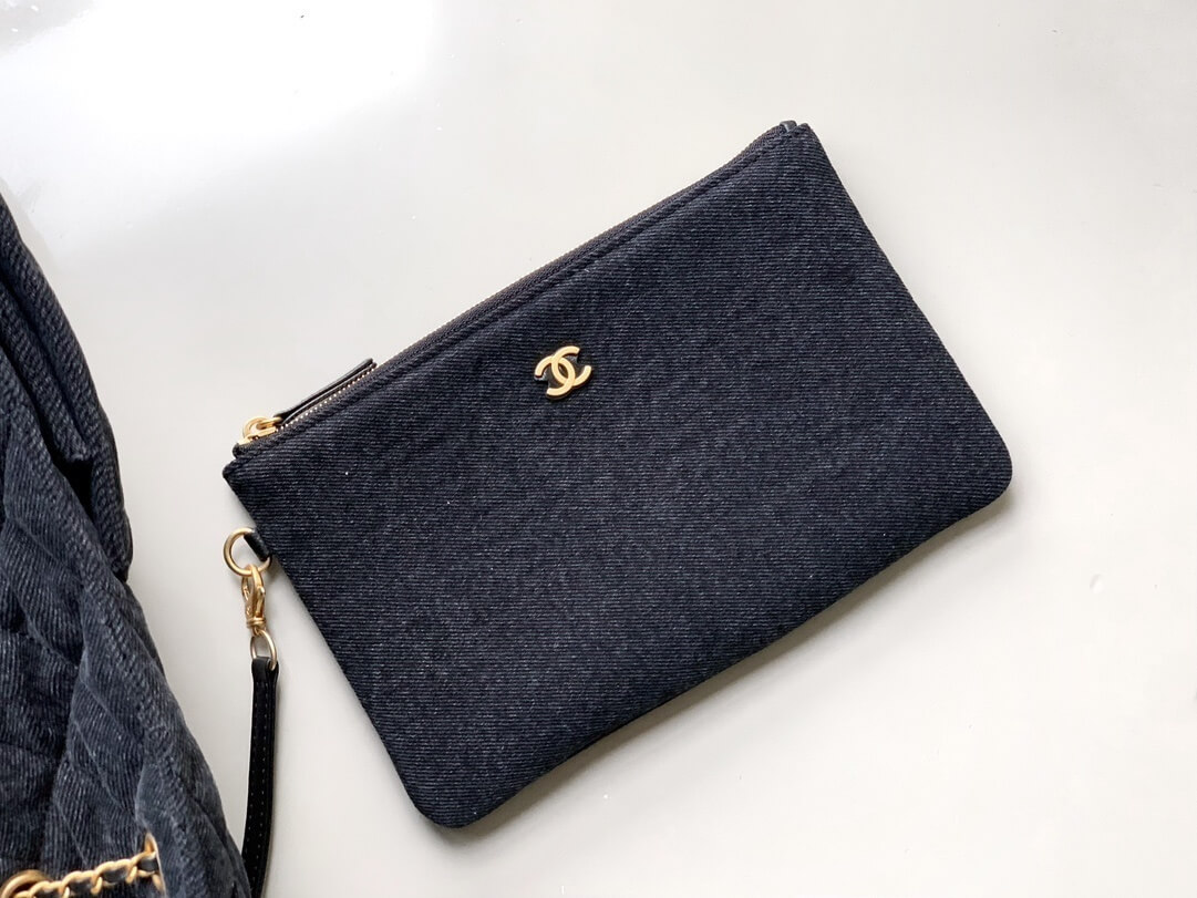 Chanel 25 Small - Medium Shoulder Handbag Suede Calfskin & Gold Metal - Image 140